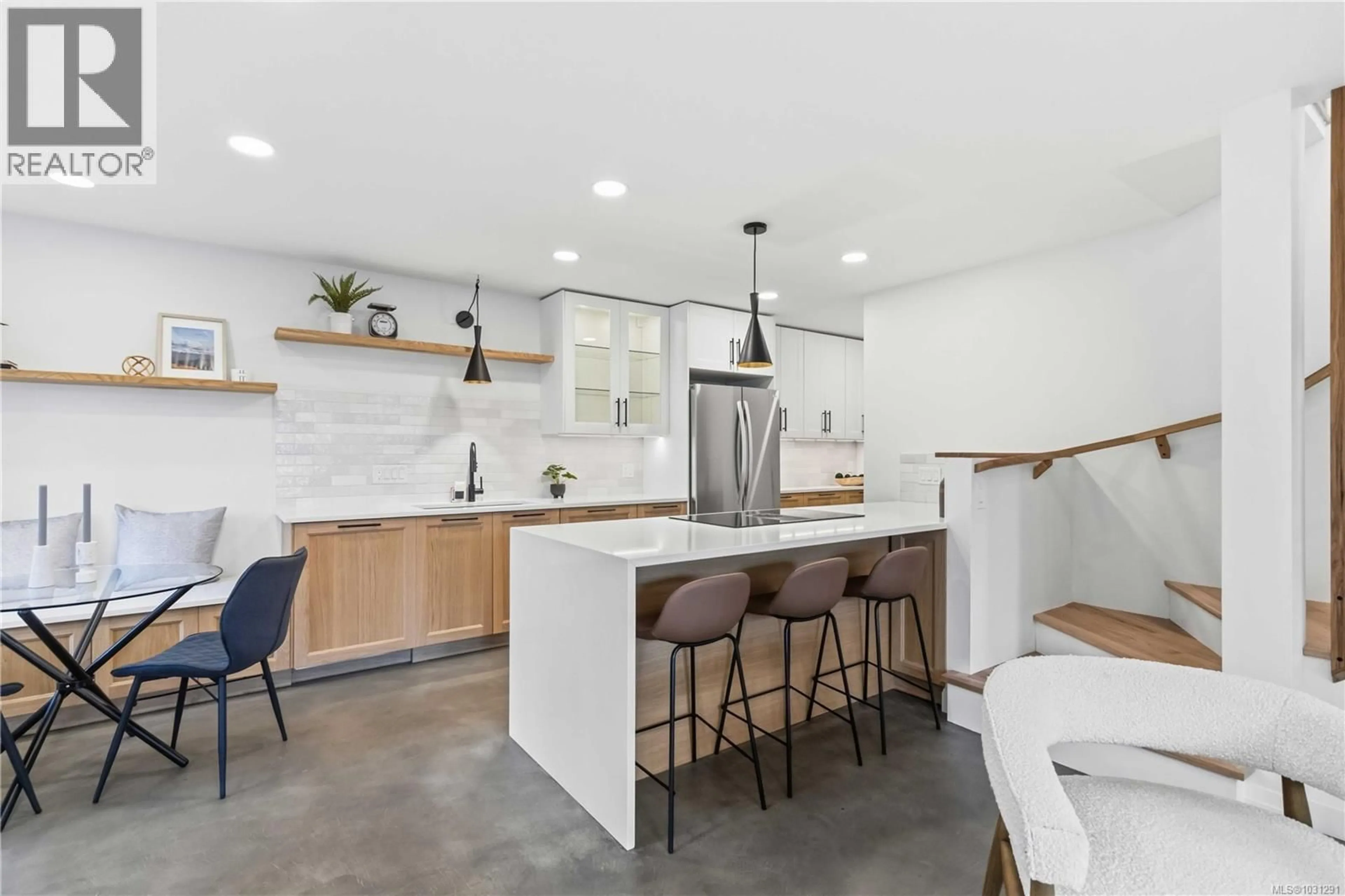 Open concept kitchen, ceramic/tile floor for 1012 MARWOOD AVENUE, Langford British Columbia V9C3C4