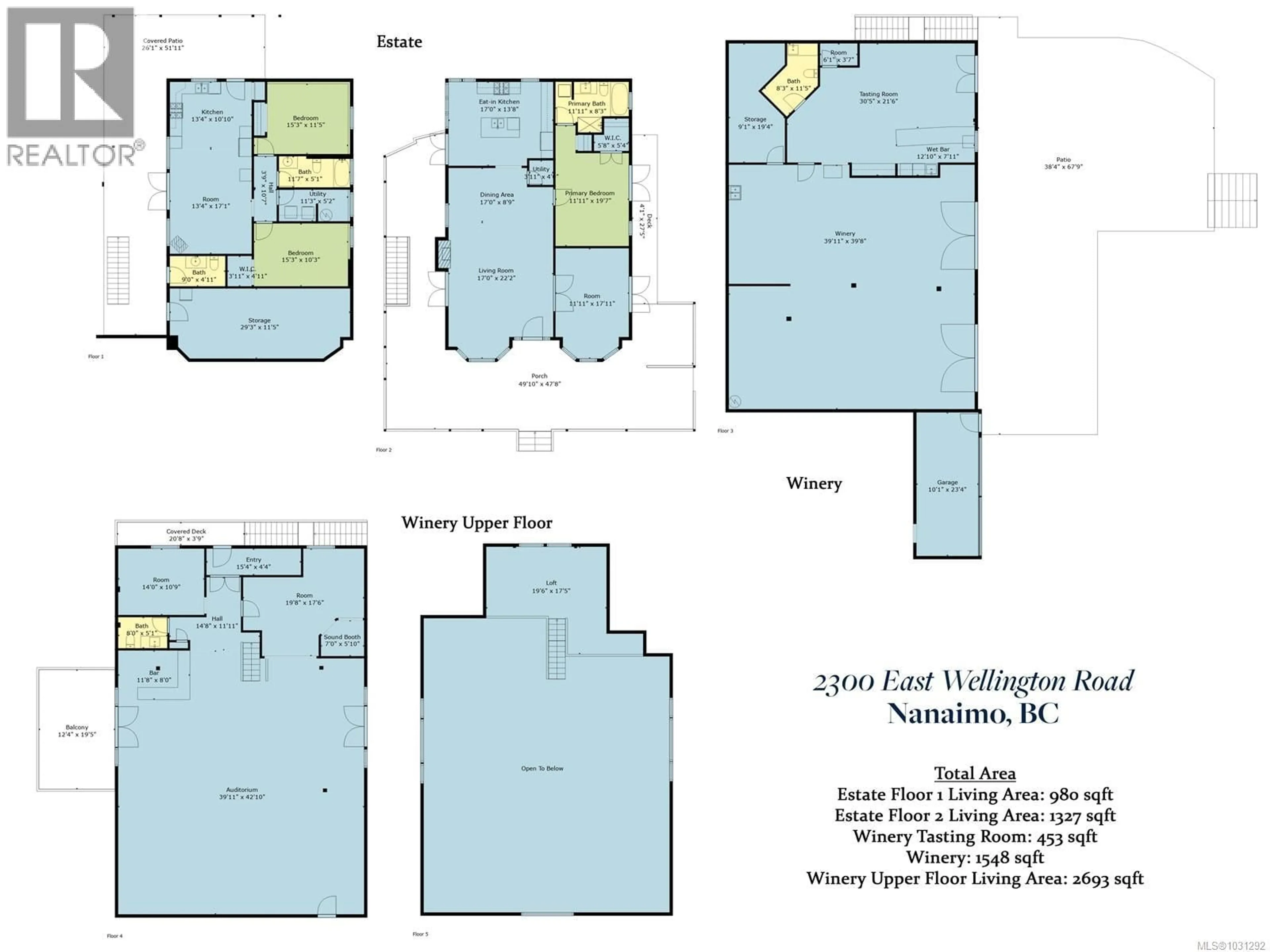 Floor plan for 2300 EAST WELLINGTON ROAD, Nanaimo British Columbia V9R6V7