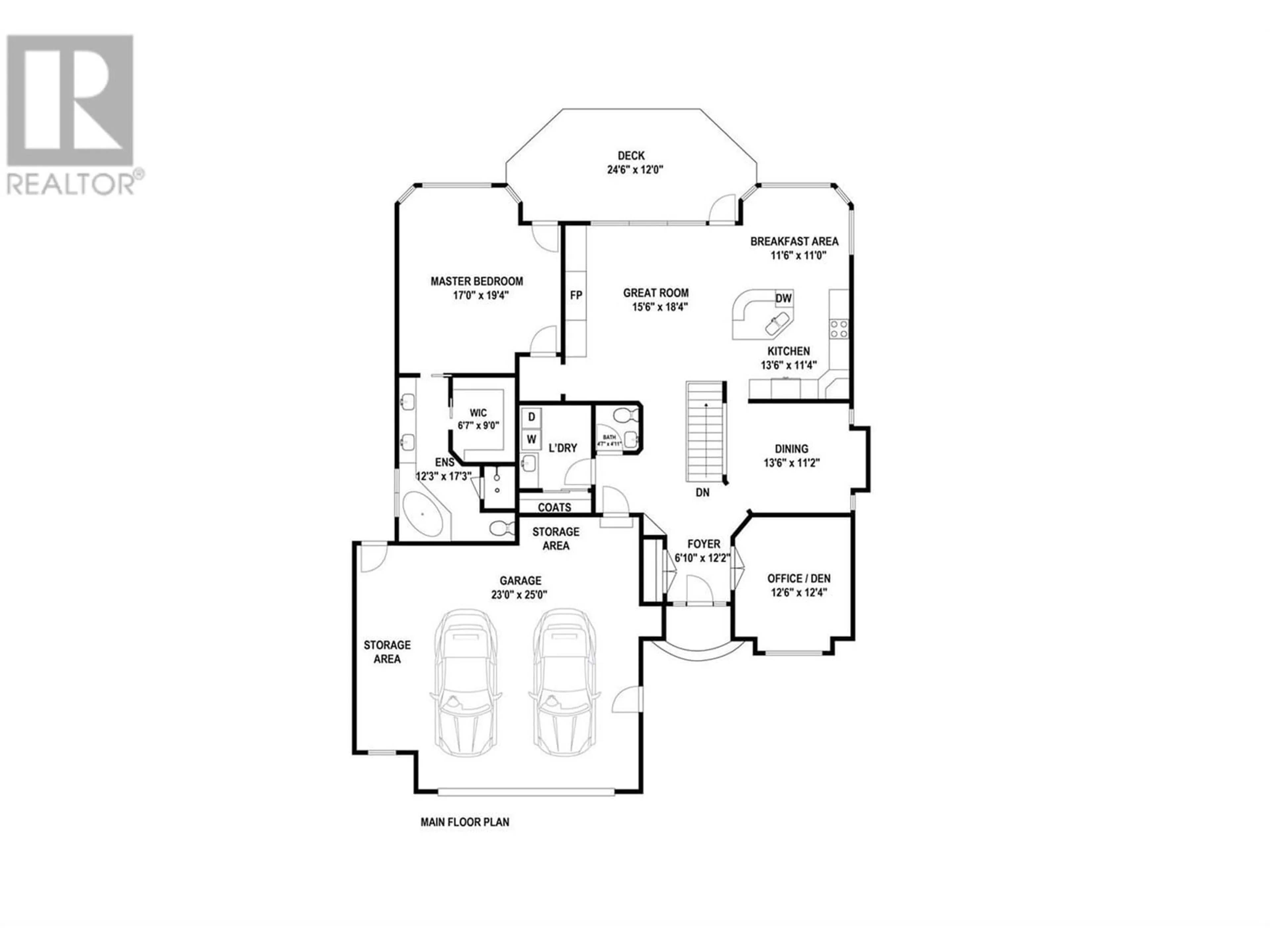 Floor plan for 3569 Gala View Drive, West Kelowna British Columbia V4T2M3