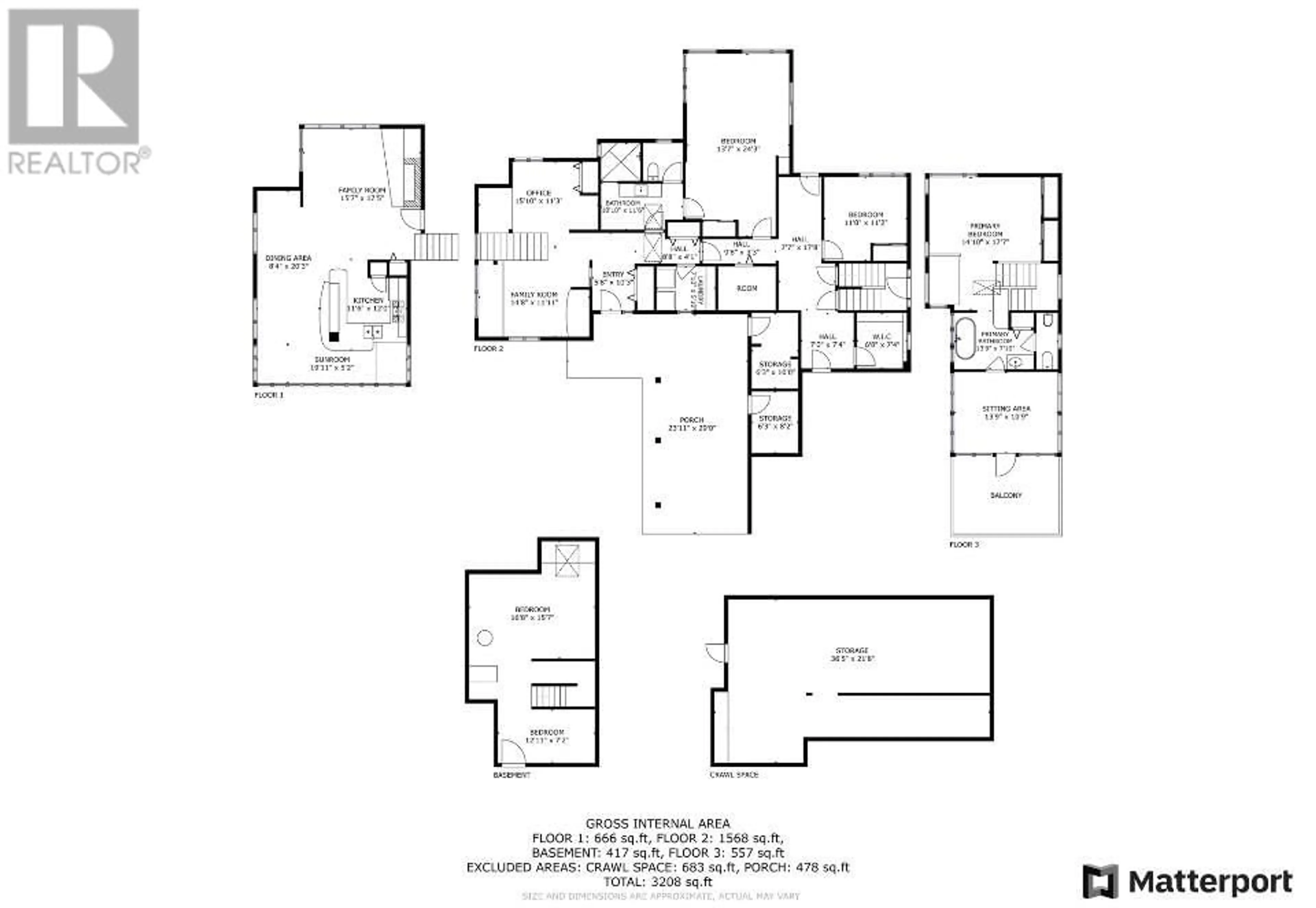 Floor plan for 239 Stepping Stone Crescent, Spallumcheen British Columbia V1H1X2