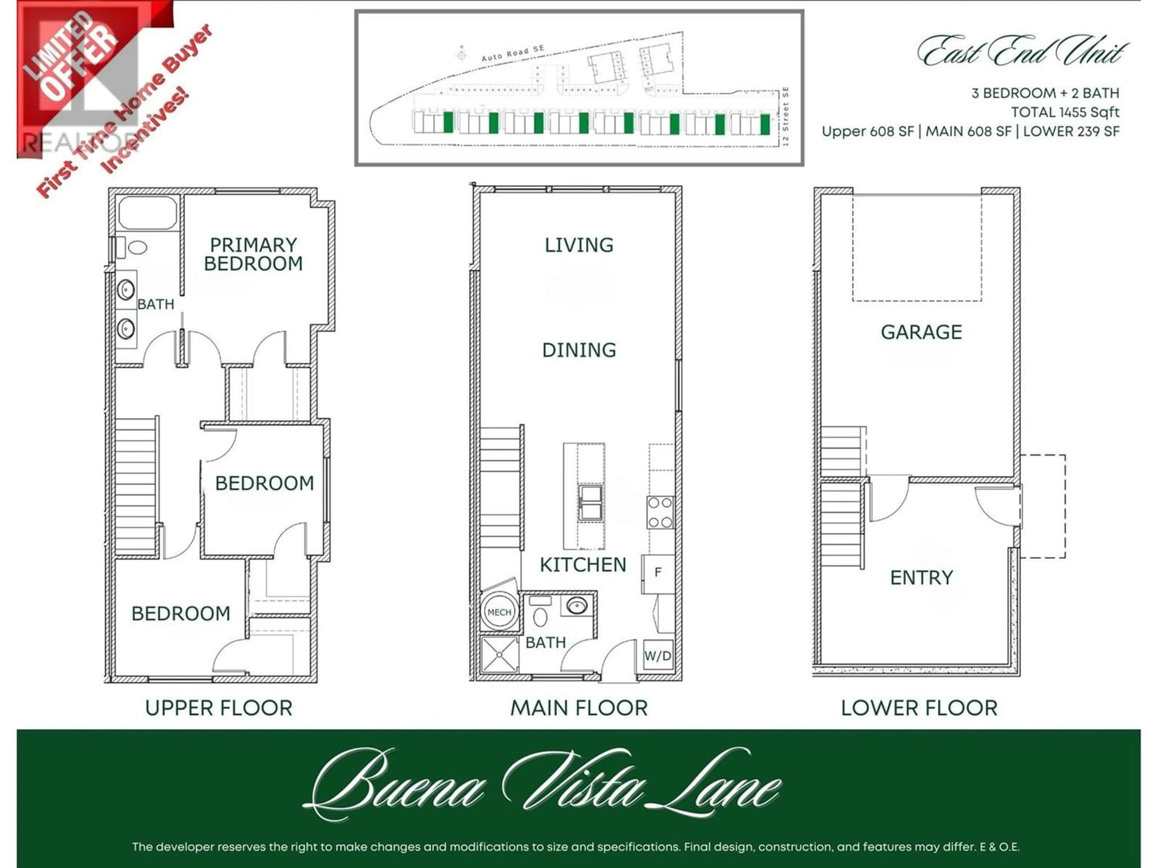 Floor plan for 981 12 Street SE Unit# Prop. 4, Salmon Arm British Columbia V1E2C8