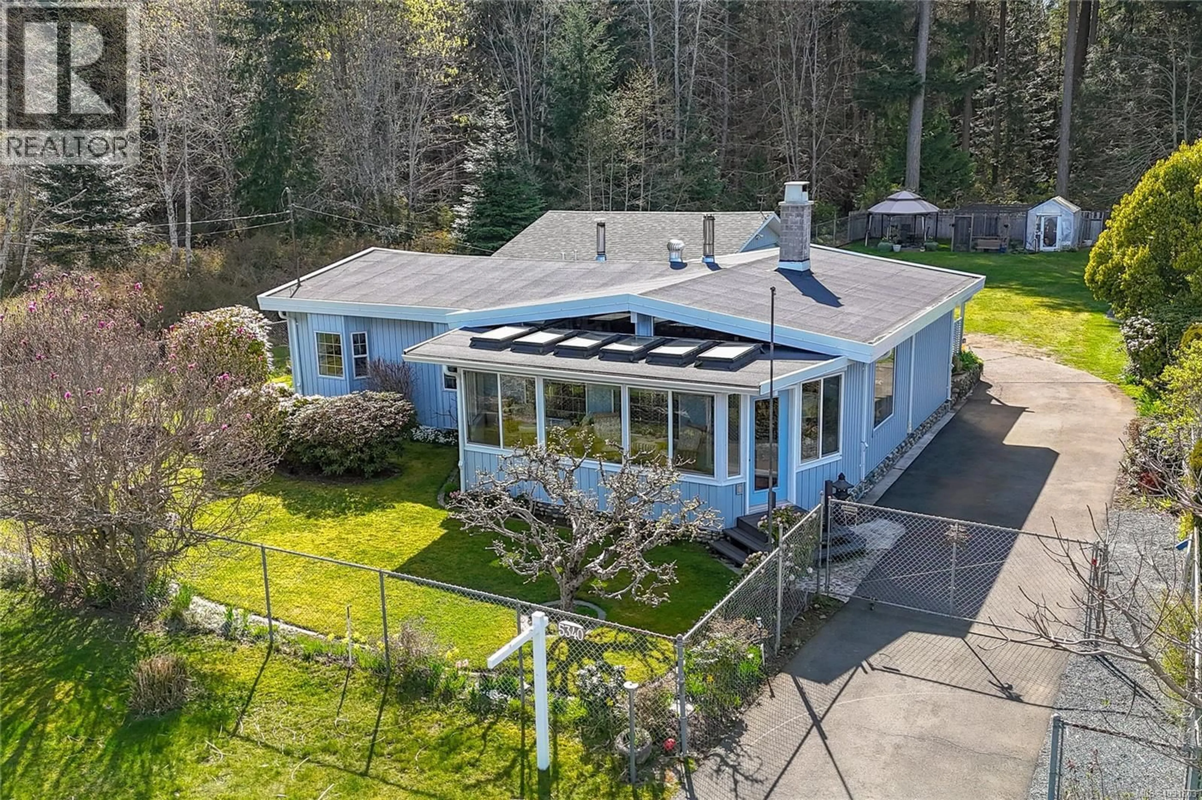 A pic from outside/outdoor area/front of a property/back of a property/a pic from drone, unknown for 5340 GAINSBERG ROAD, Bowser British Columbia V0R1G0