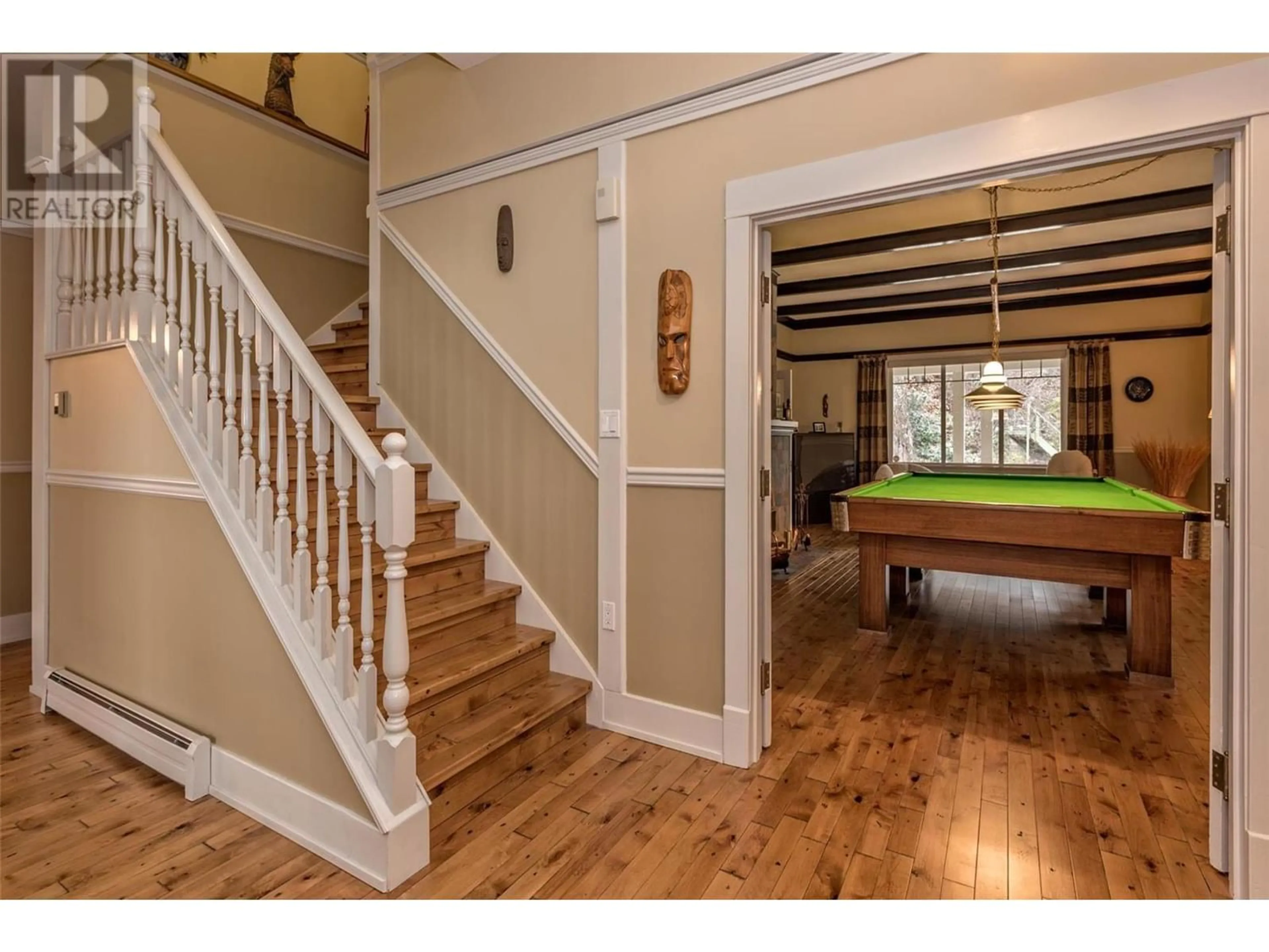 Indoor entryway, wood floors for 9739 Delcliffe Road, Vernon British Columbia V1H1K9