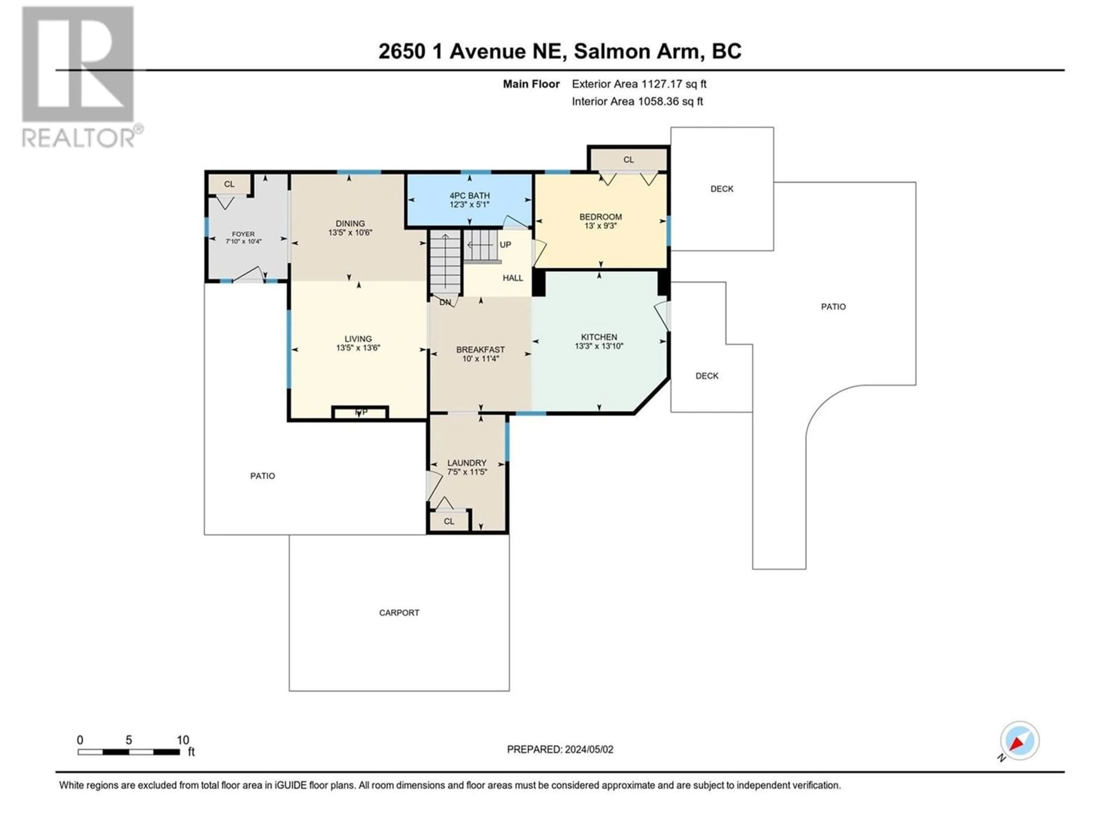 Floor plan for 2650 1 Avenue NE, Salmon Arm British Columbia V1E2A4