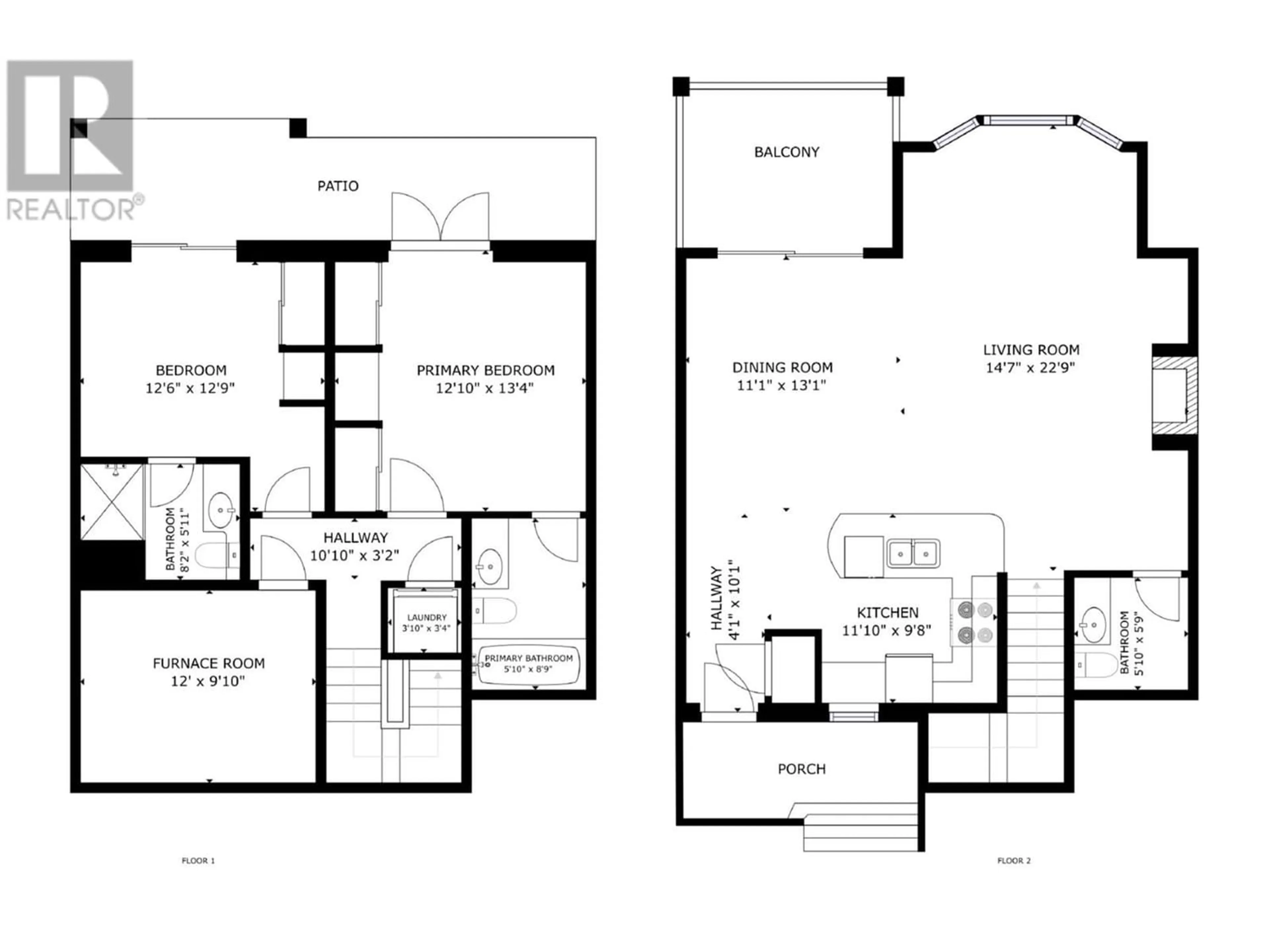 Floor plan for 1795 Country Club Drive Unit# 119, Kelowna British Columbia V1V2V9