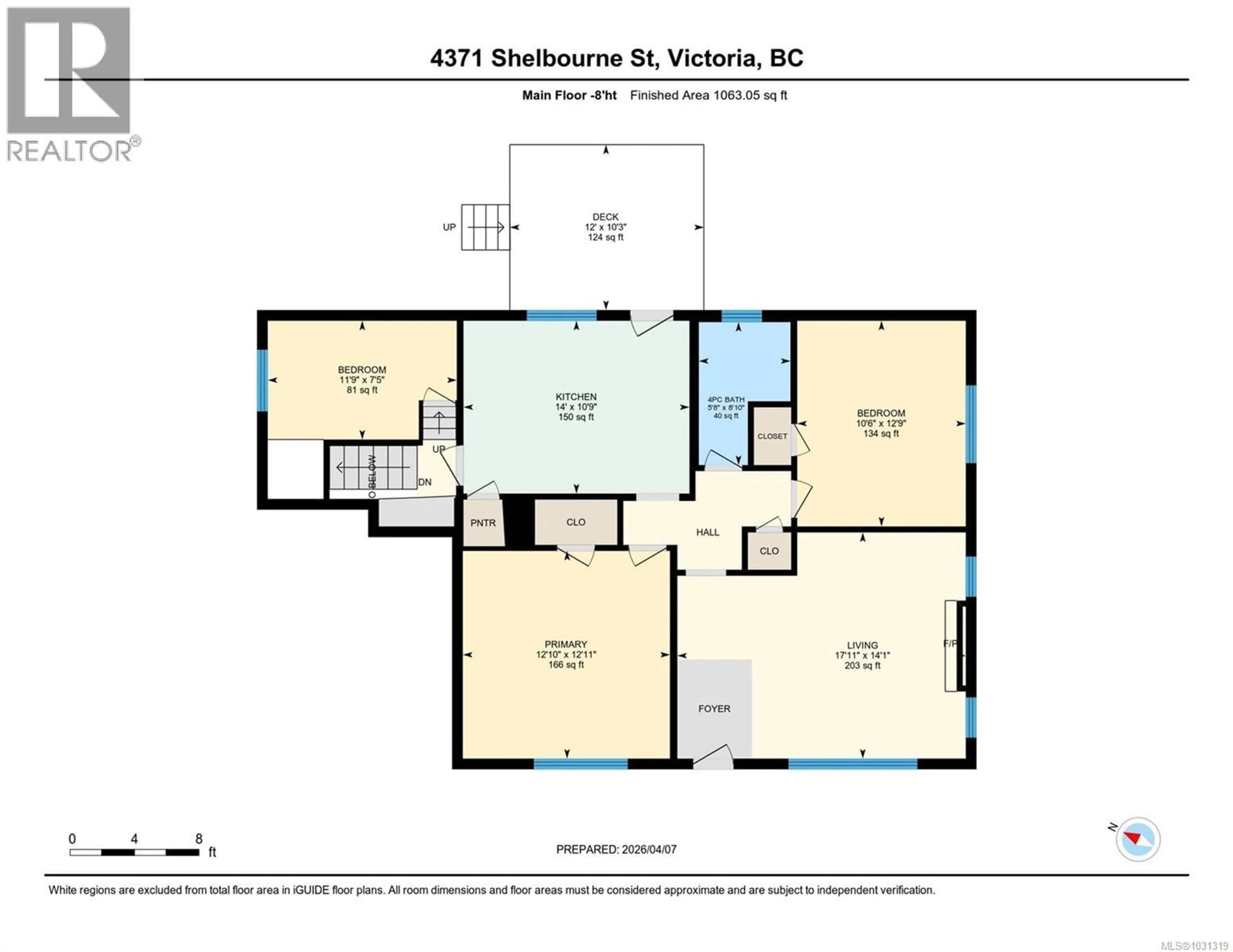 Floor plan for 4371 SHELBOURNE STREET, Saanich British Columbia V8N3G4