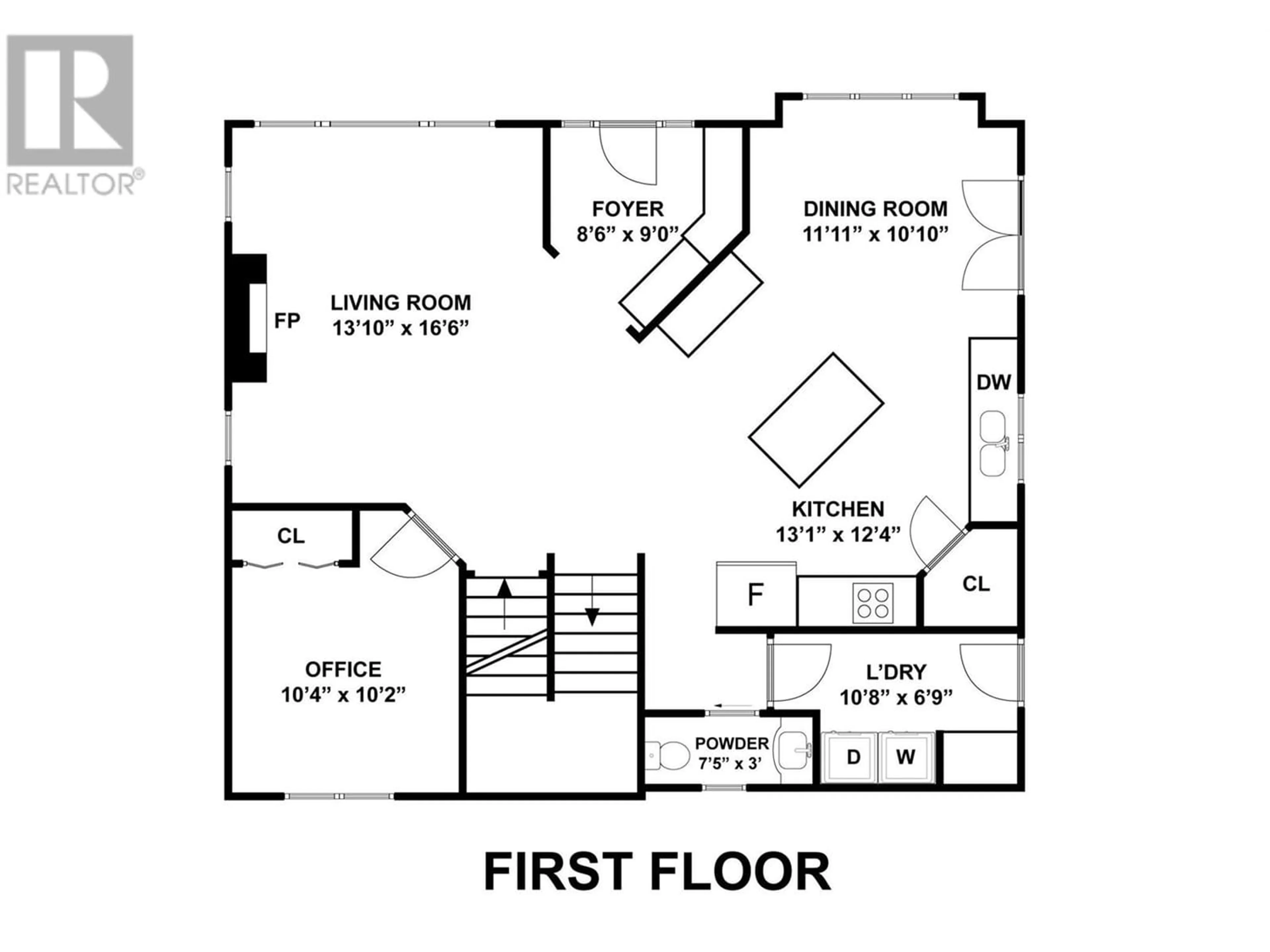 Floor plan for 1590 West Kelowna Road, West Kelowna British Columbia V1Z3H5