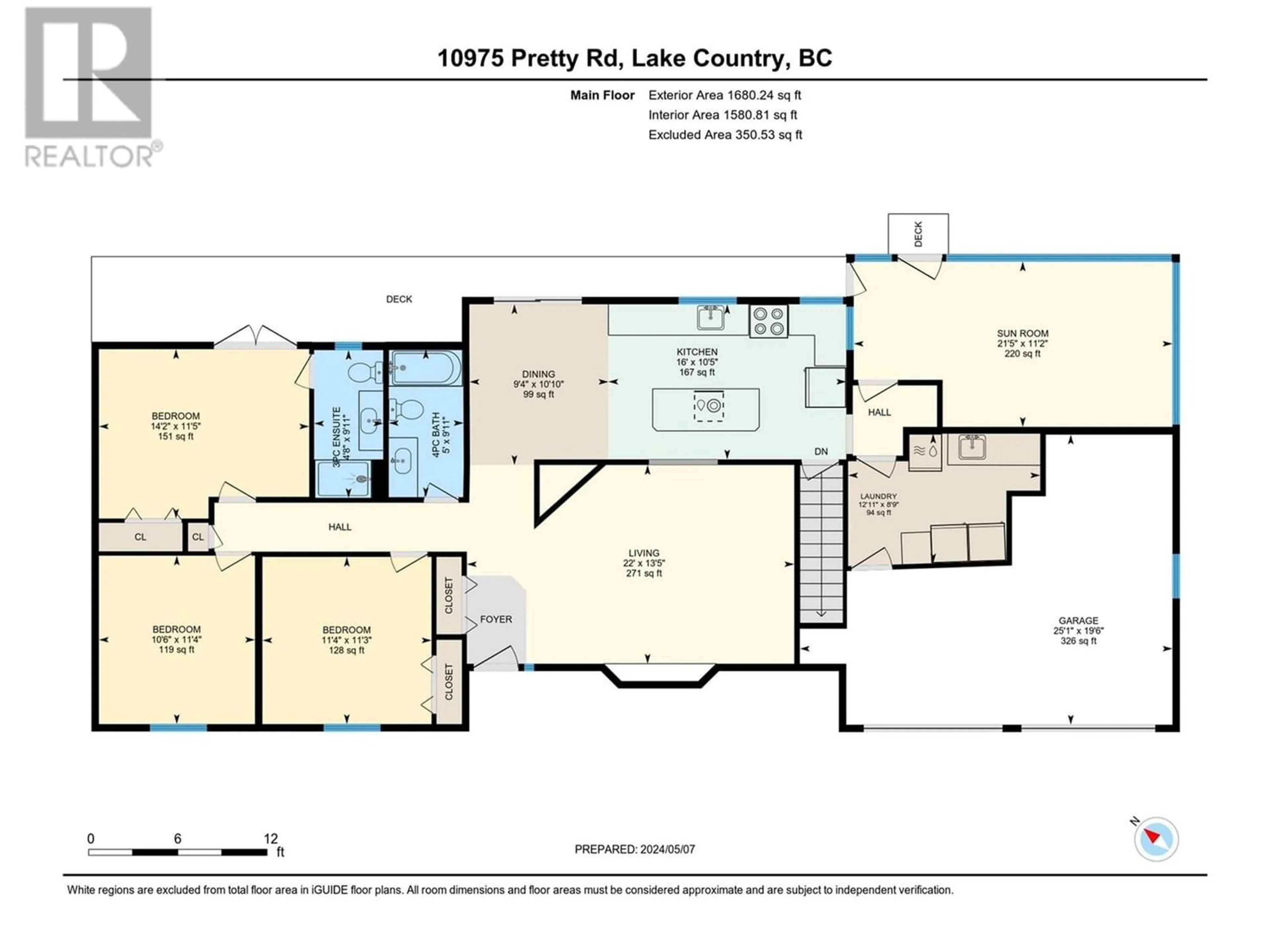 Floor plan for 10975 Pretty Road, Lake Country British Columbia V4V1H6