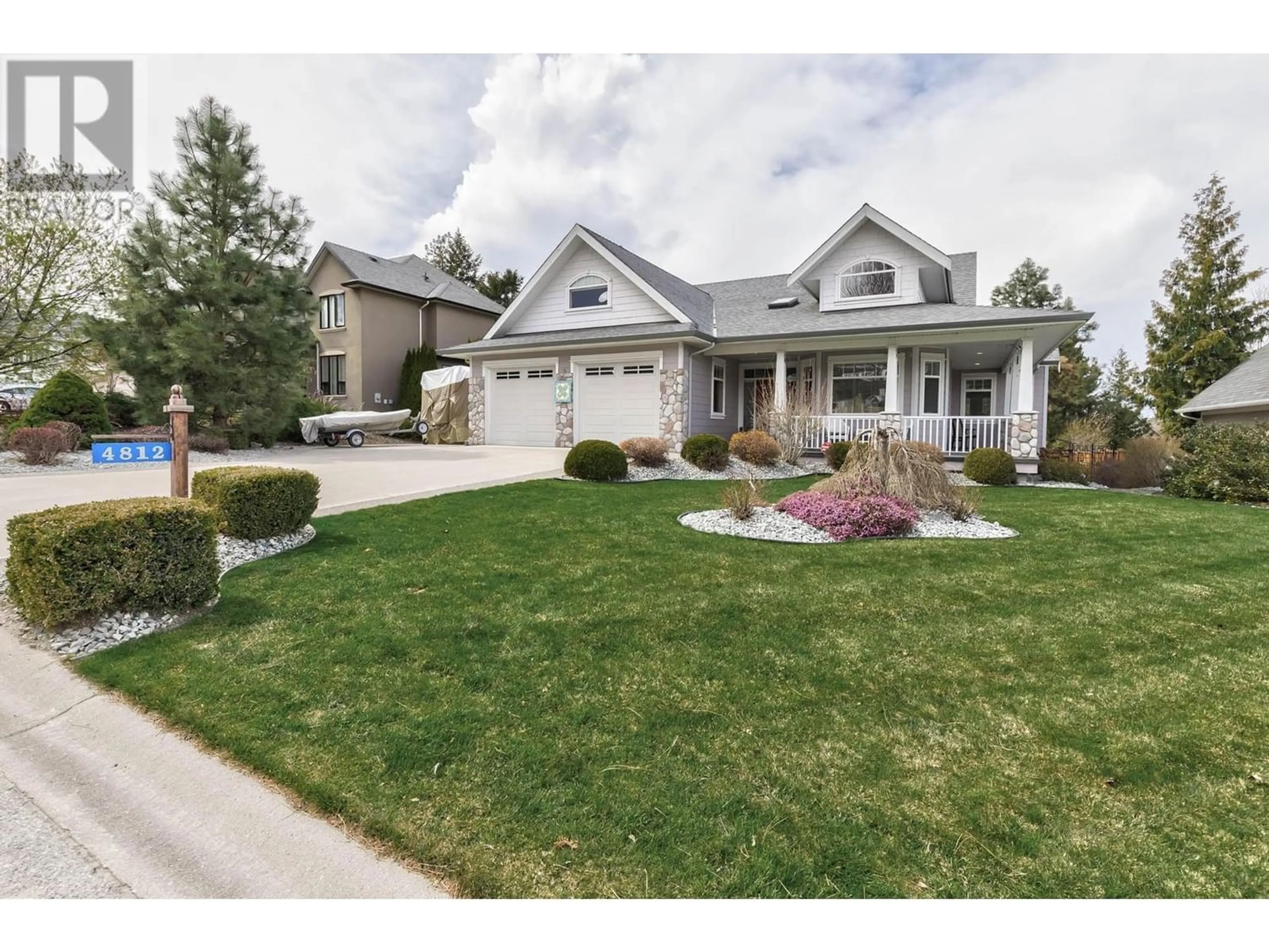 Frontside or backside of a home for 4812 Parkridge Drive, Kelowna British Columbia V1W3A1