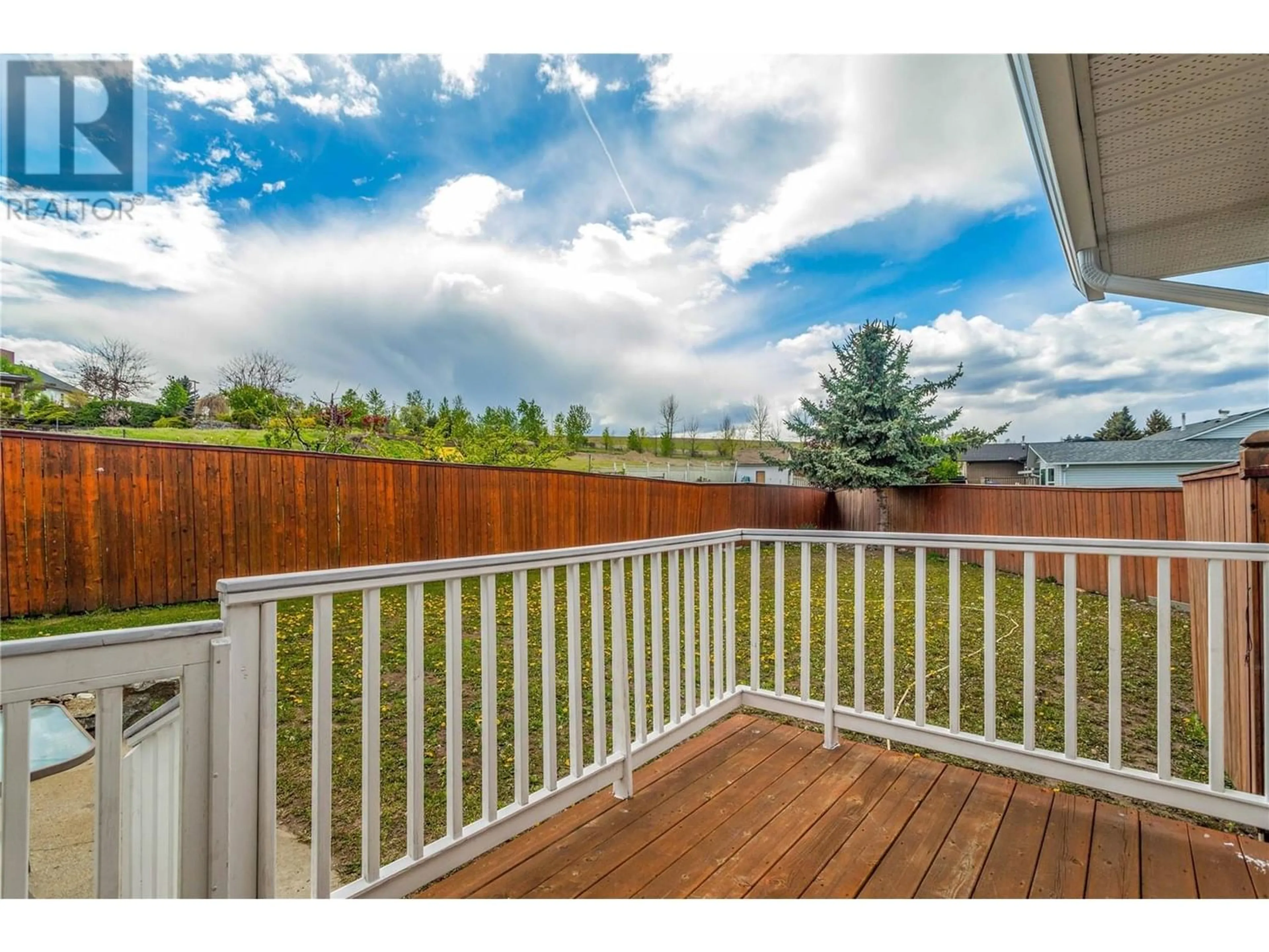 Fenced yard for 3810 Commonage Crescent, Vernon British Columbia V1T8H3