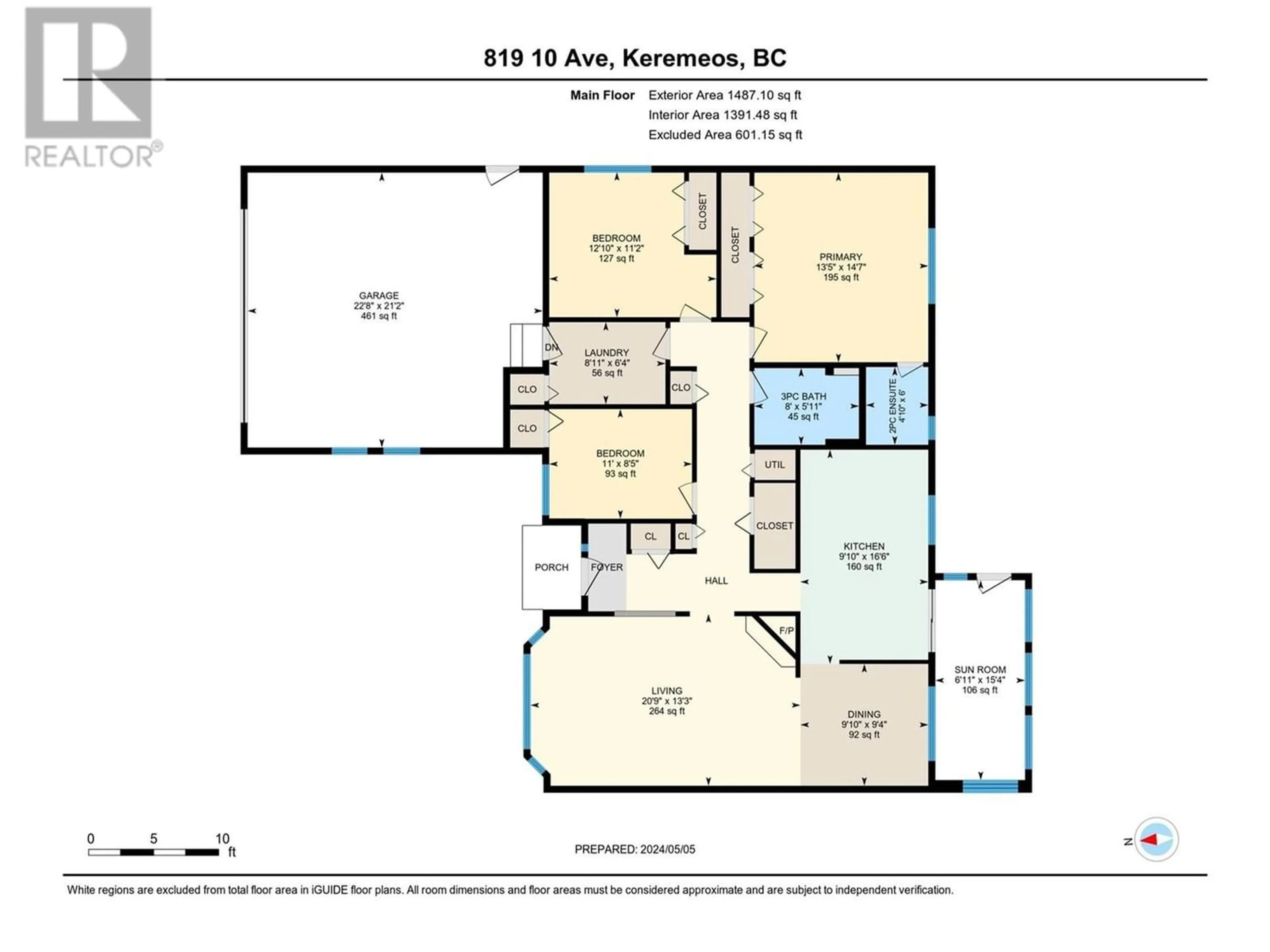 Floor plan for 819 10th Avenue, Keremeos British Columbia V0X1N3