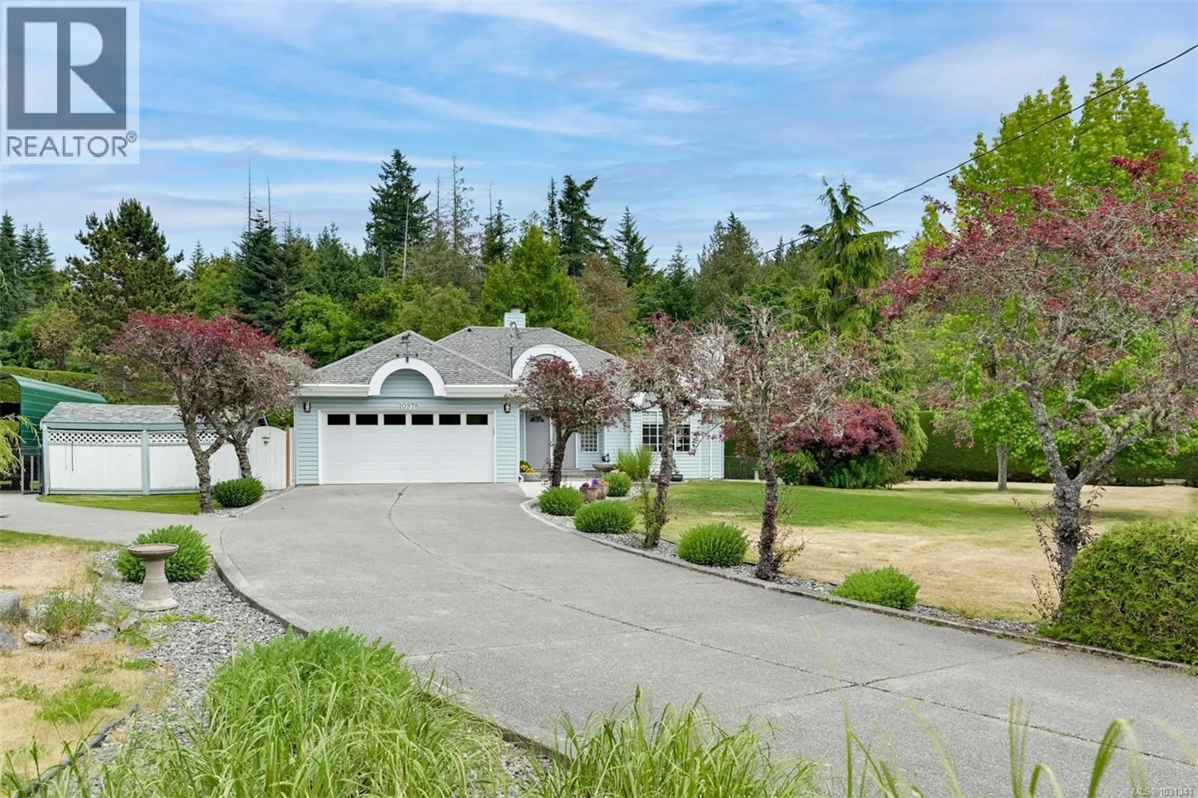 Home with vinyl exterior material, street for 10978 CEDAR LANE, North Saanich British Columbia V8L5R1