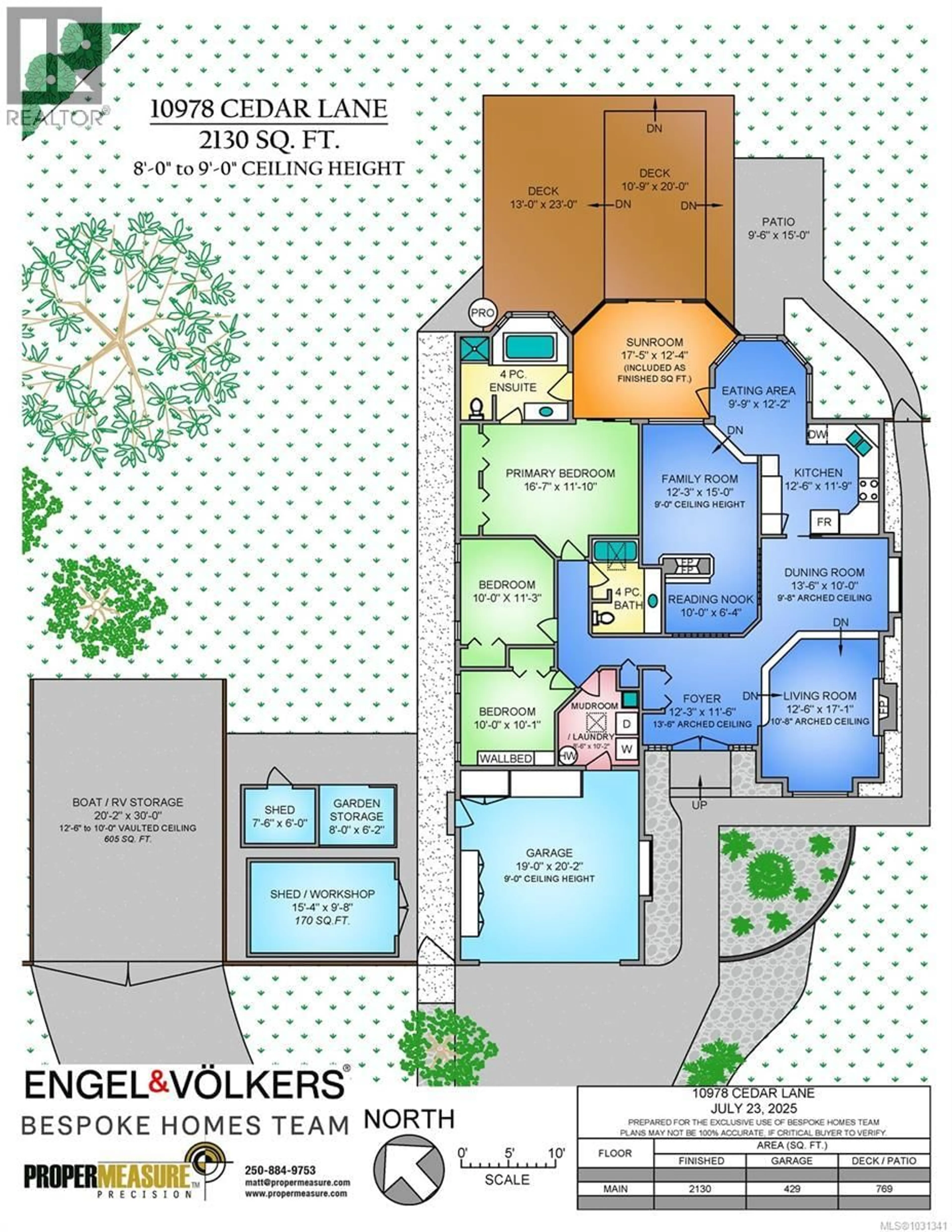Floor plan for 10978 CEDAR LANE, North Saanich British Columbia V8L5R1