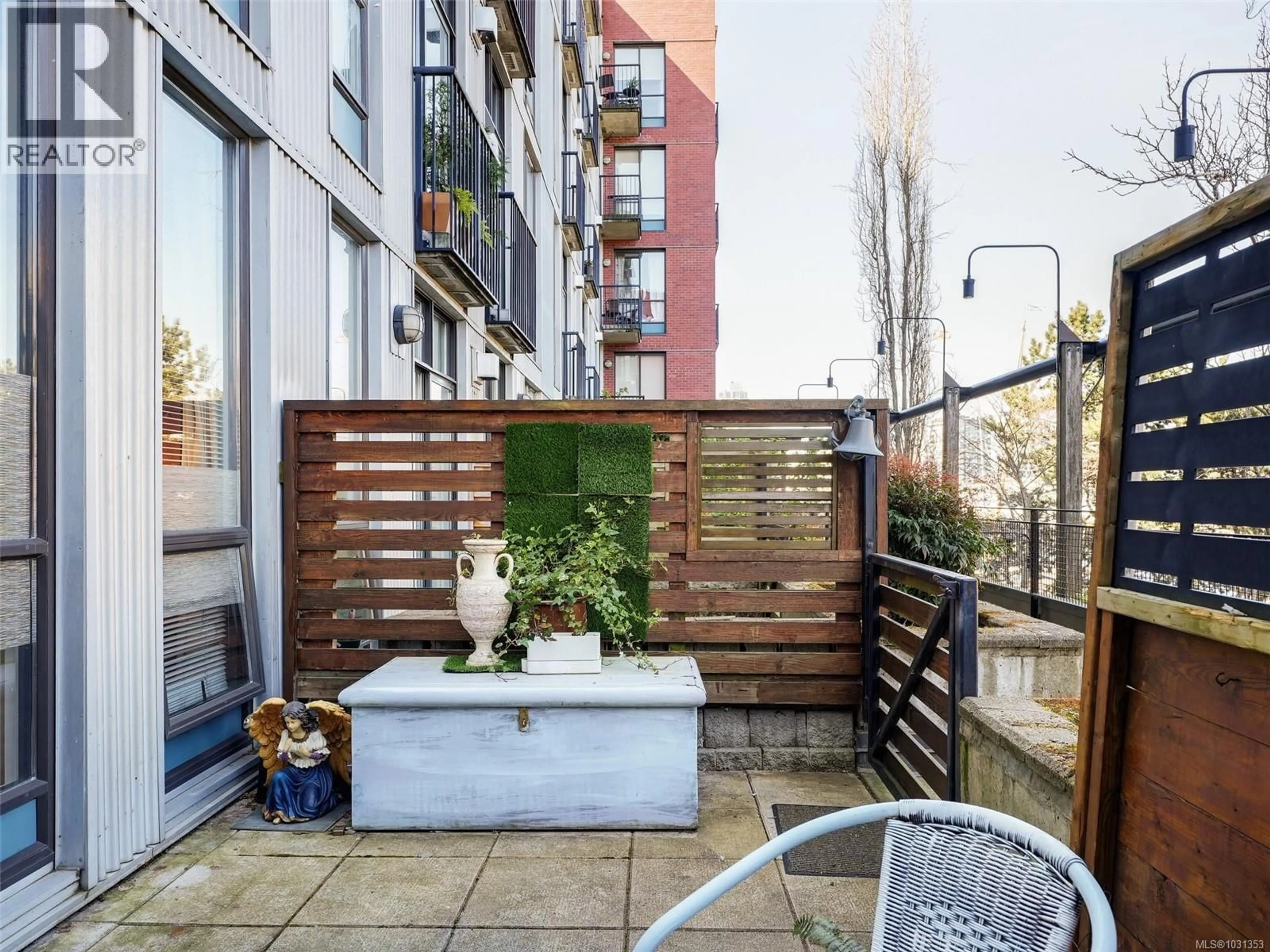 Balcony in the apartment, street for 117 - 409 SWIFT STREET, Victoria British Columbia V8W1S2