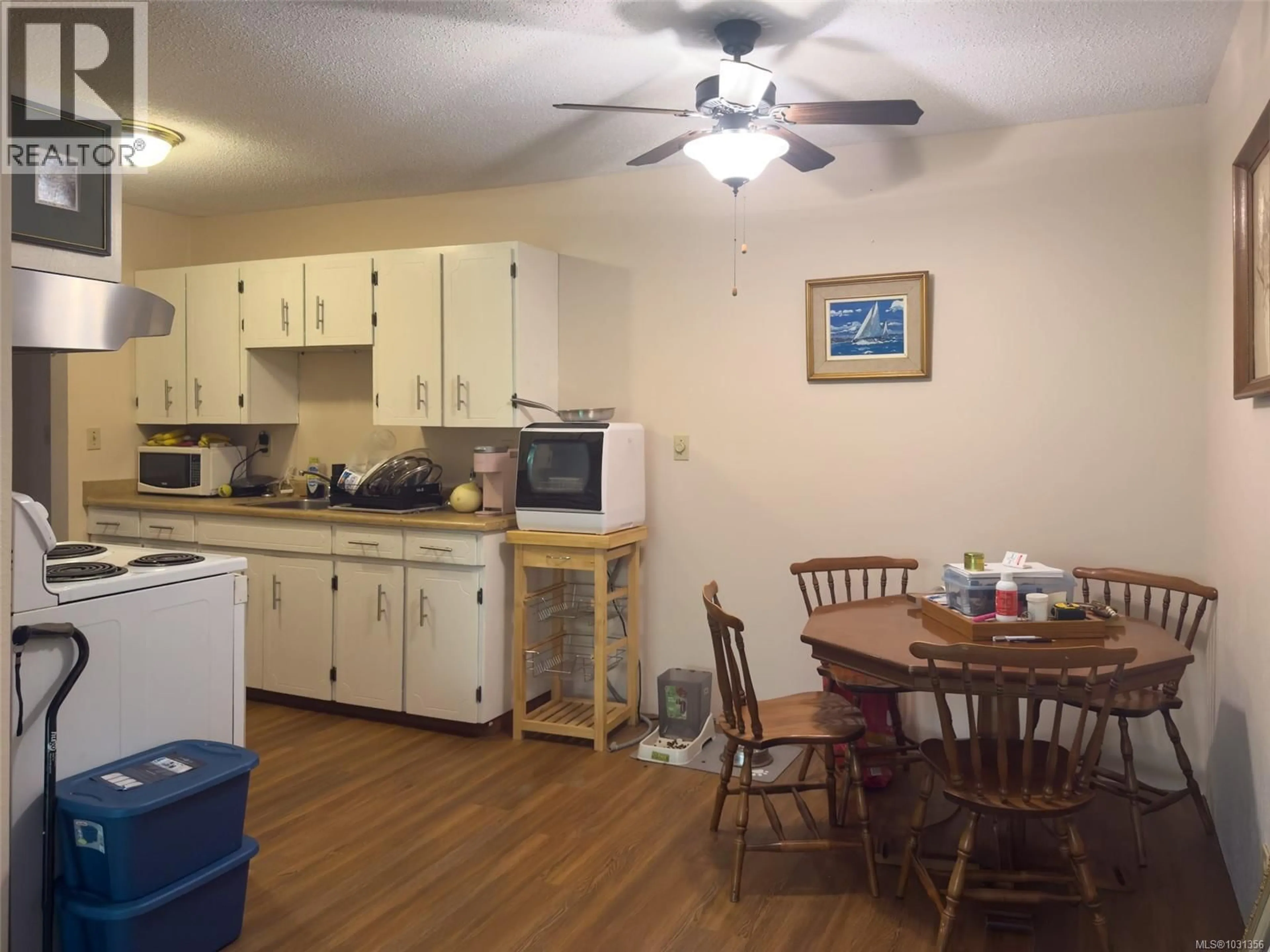 Standard kitchen, wood/laminate floor for 108 - 801 MARINE DRIVE, Port Alice British Columbia V0N2N0