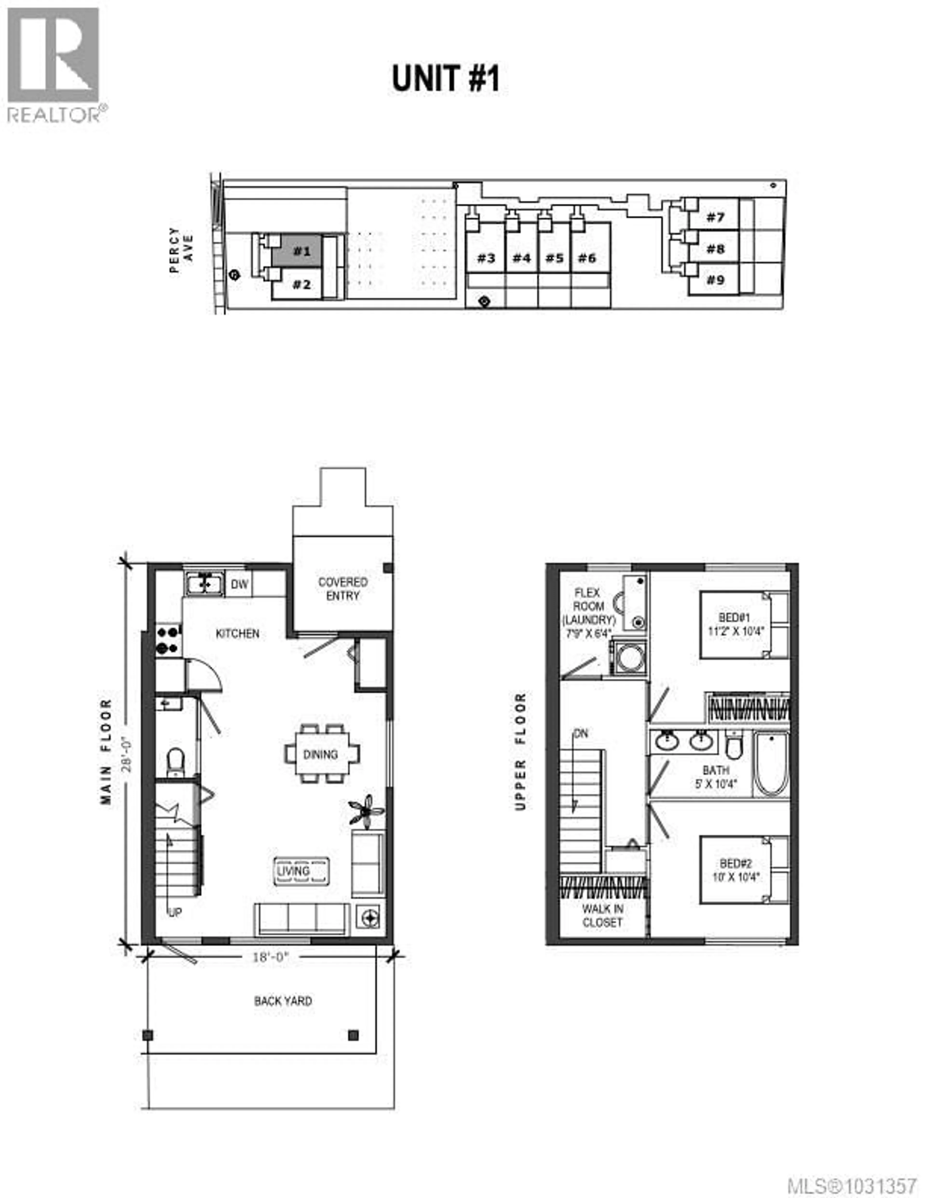 Floor plan for 1 - 1590 PIERCY AVENUE, Courtenay British Columbia V9N3E9