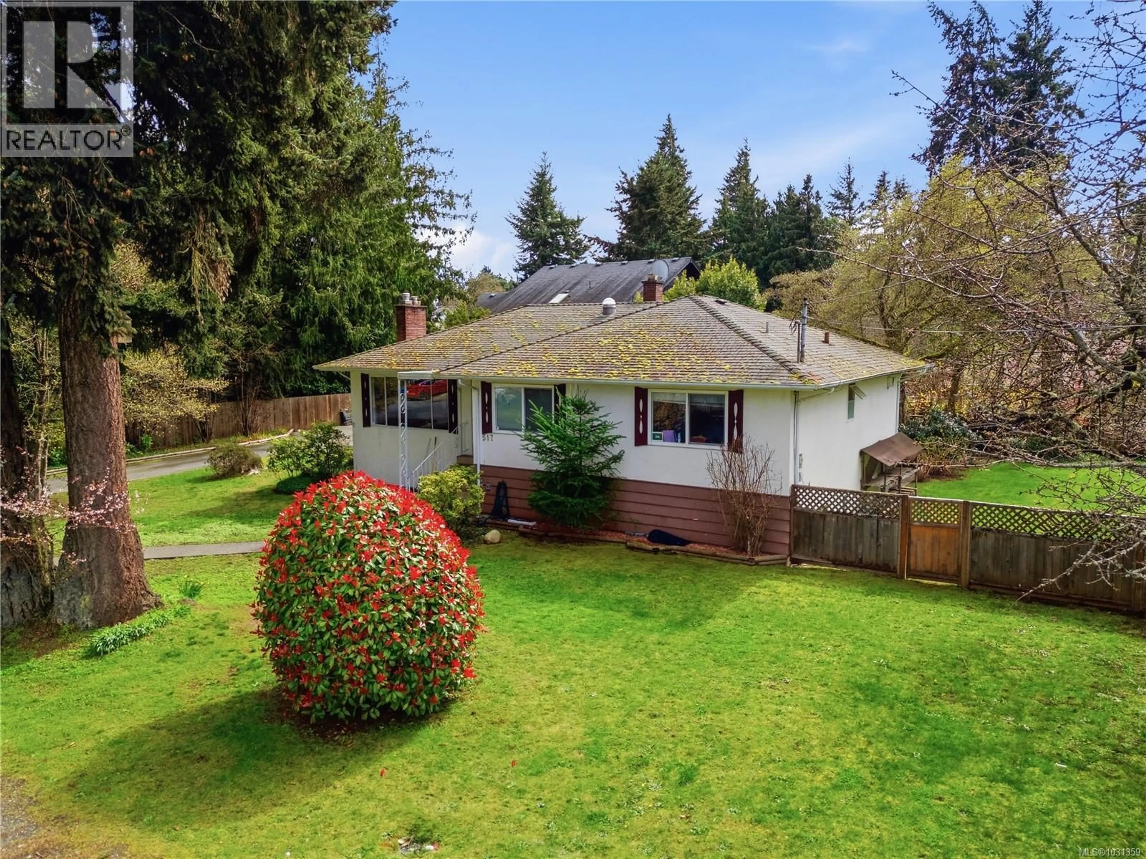 A pic from outside/outdoor area/front of a property/back of a property/a pic from drone, unknown for 517 ALLANDALE ROAD, Colwood British Columbia V9C2M2