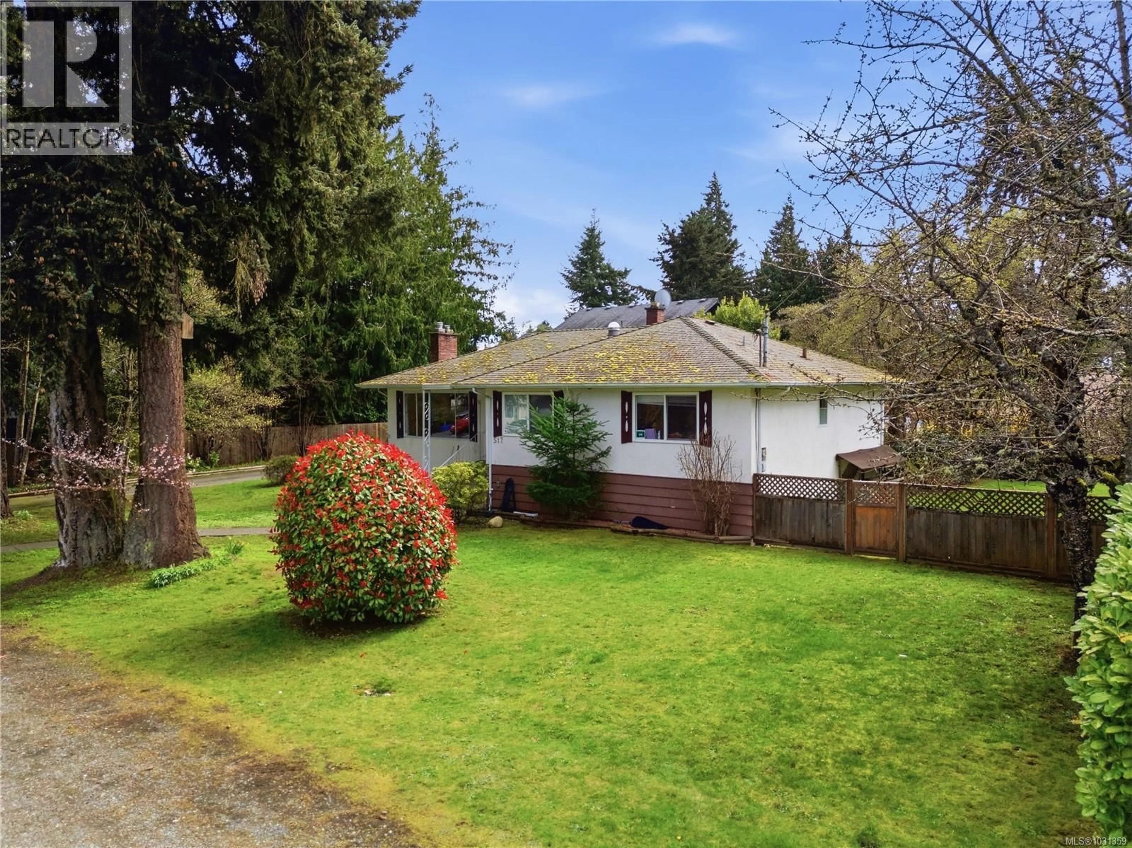 A pic from outside/outdoor area/front of a property/back of a property/a pic from drone, street for 517 ALLANDALE ROAD, Colwood British Columbia V9C2M2