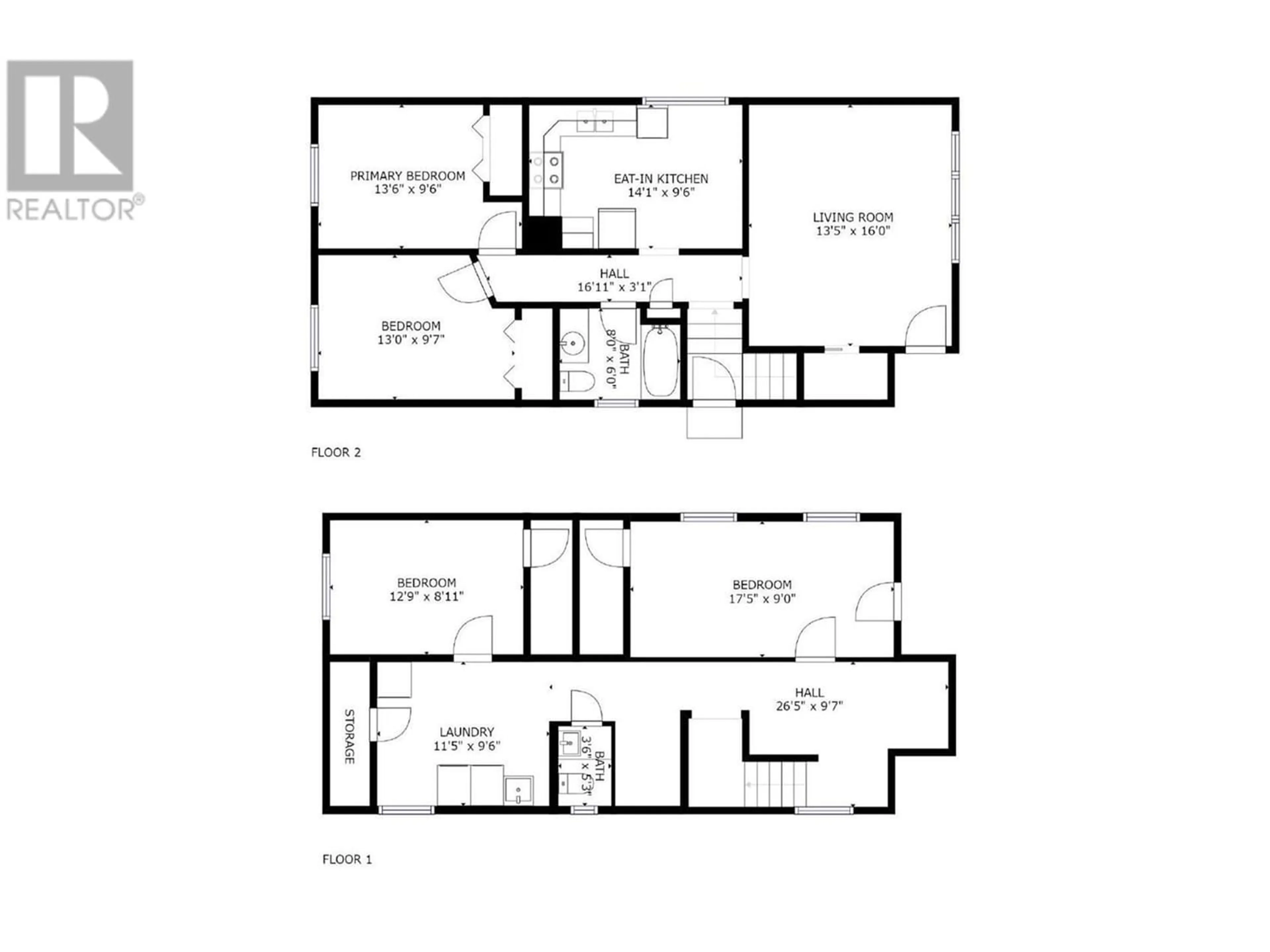 Floor plan for 928 Wilson Avenue, Kelowna British Columbia V1Y6Y2