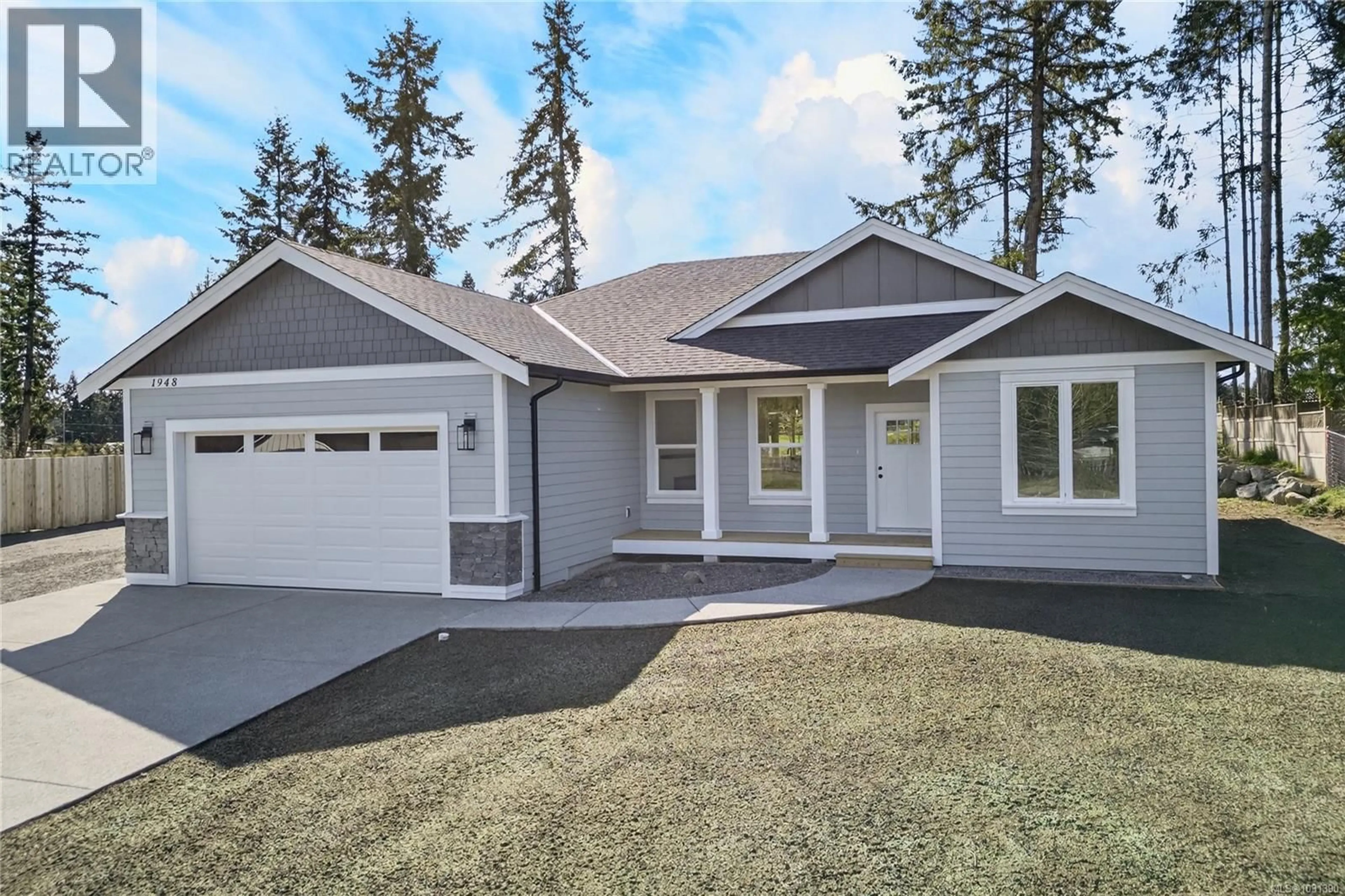 Home with vinyl exterior material, street for 1948 WOOBANK ROAD, Nanaimo British Columbia V9X1H4