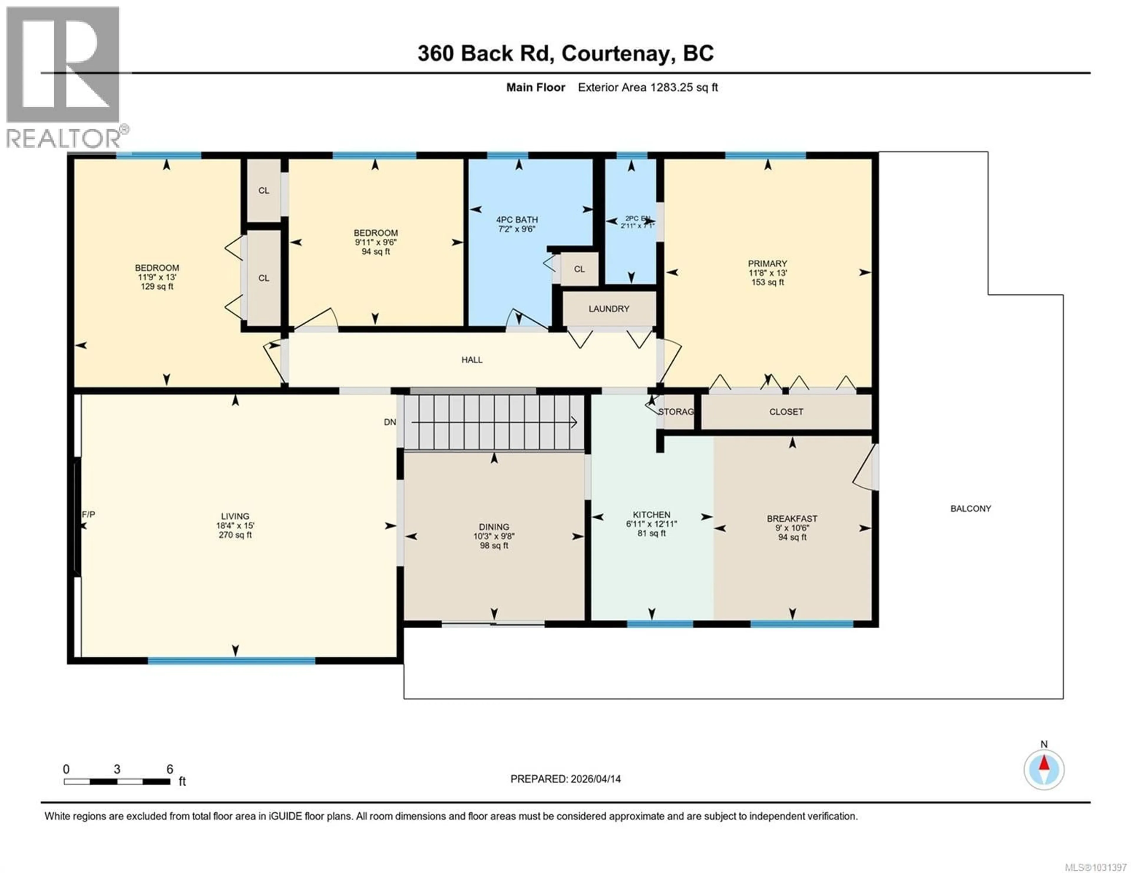 Floor plan for 360 BACK ROAD, Courtenay British Columbia V9N3W9