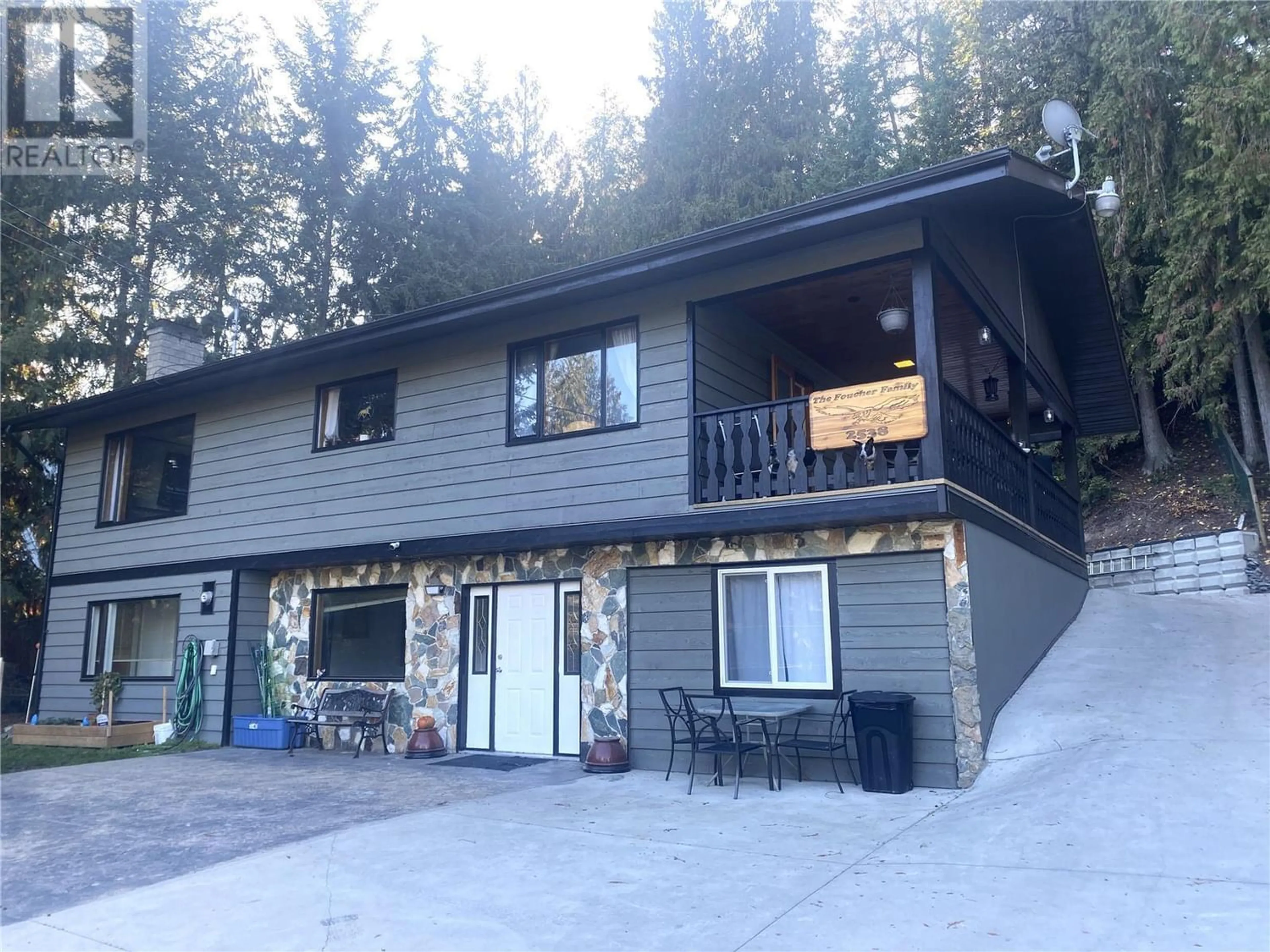 A pic from exterior of the house or condo, cottage for 2538 Forest Drive, Blind Bay British Columbia V0E1H2