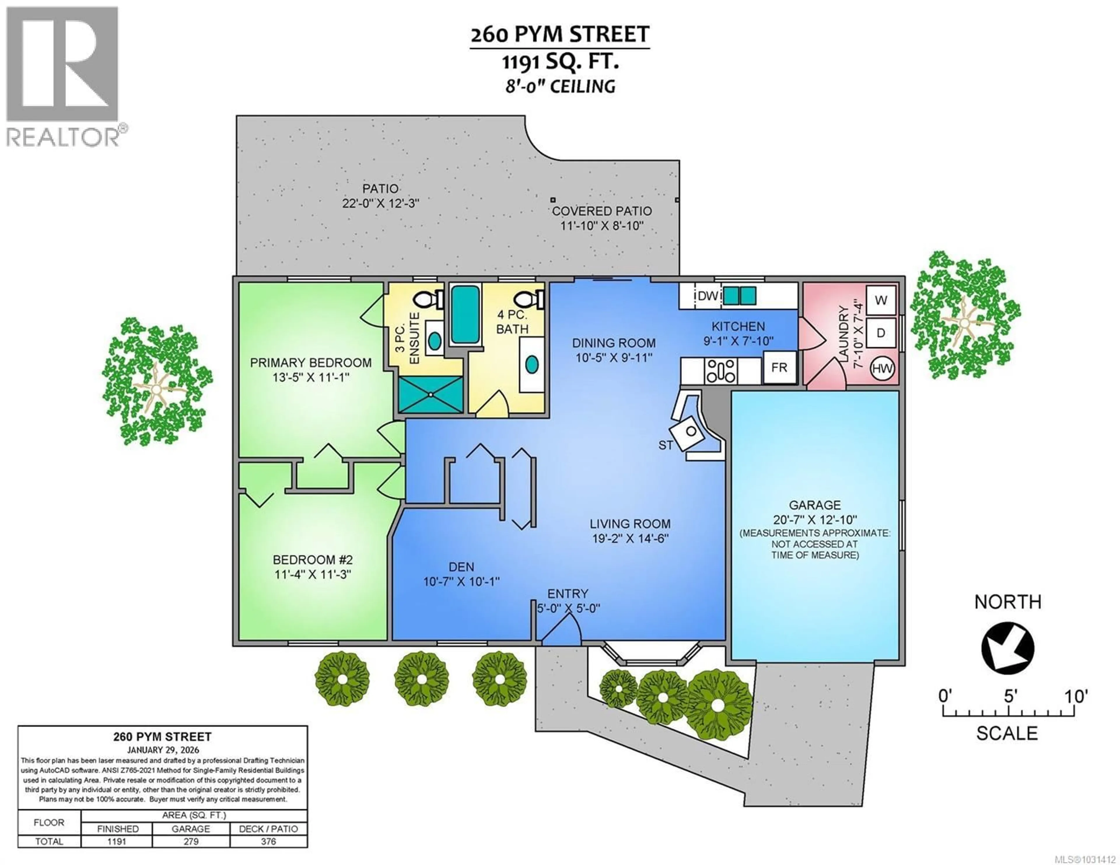 Floor plan for 260 PYM STREET SOUTH, Parksville British Columbia V9P1G7