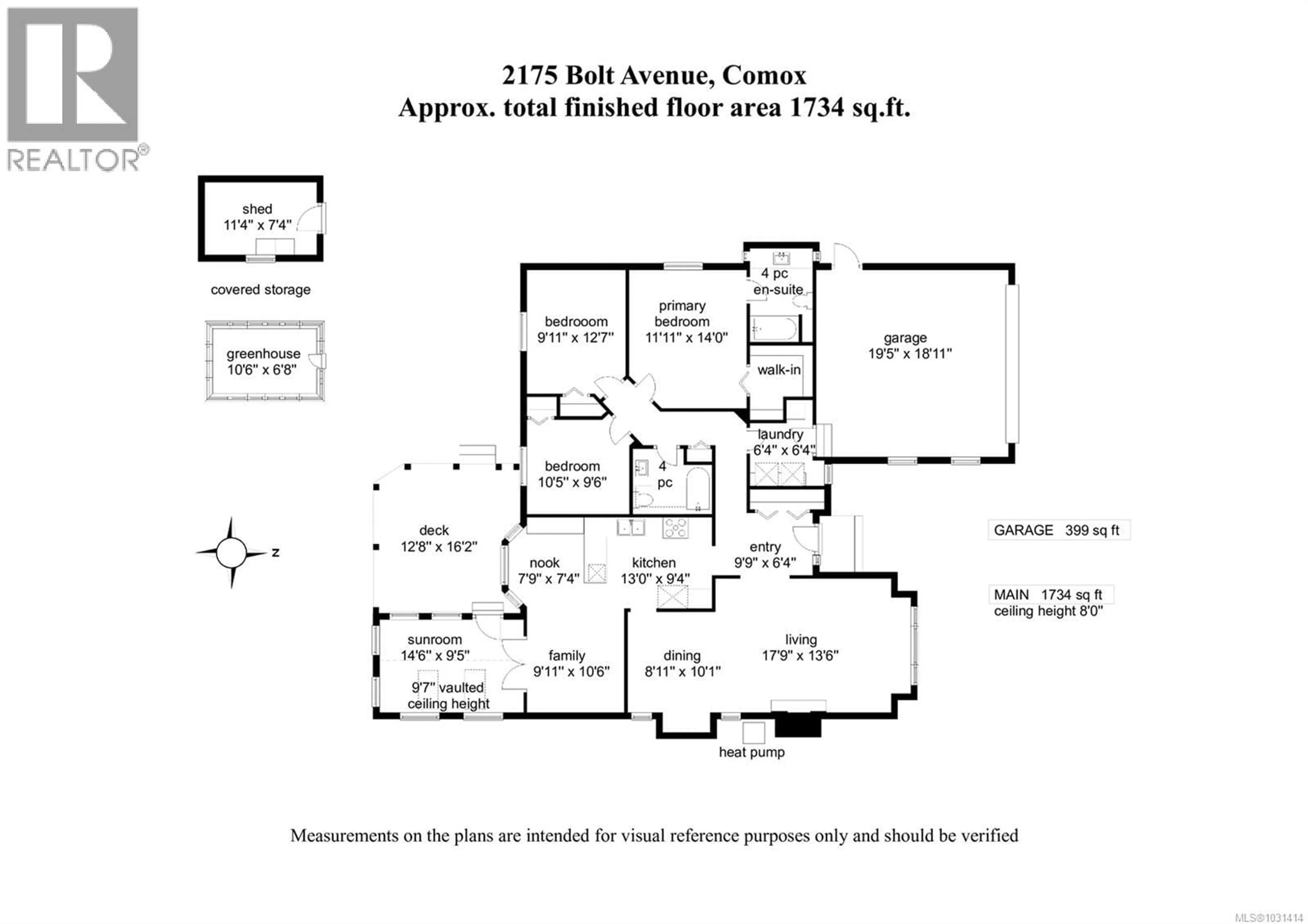 Floor plan for 2175 BOLT AVENUE, Comox British Columbia V9M2G2