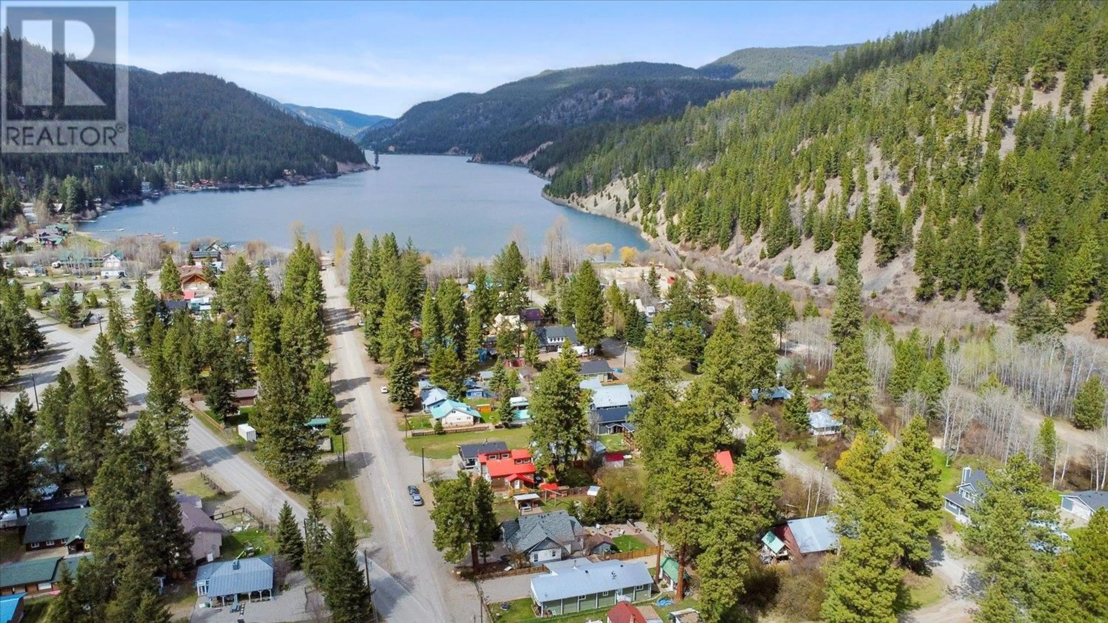 A pic from outside/outdoor area/front of a property/back of a property/a pic from drone, water/lake/river/ocean view for 2625 OTTER AVENUE, Tulameen British Columbia V0X2L0