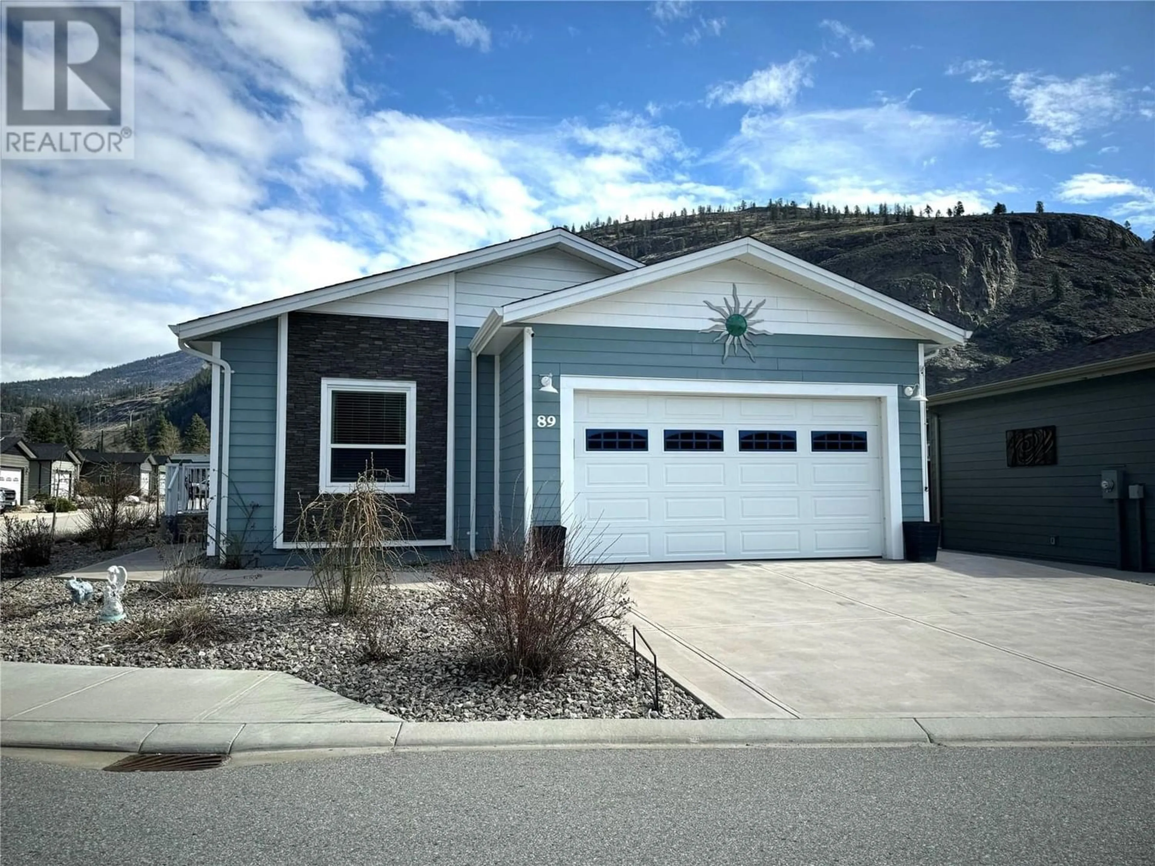 Home with vinyl exterior material for 8300 GALLAGHER LAKE FRONTAGE Road Unit# , Oliver British Columbia V0H1T2
