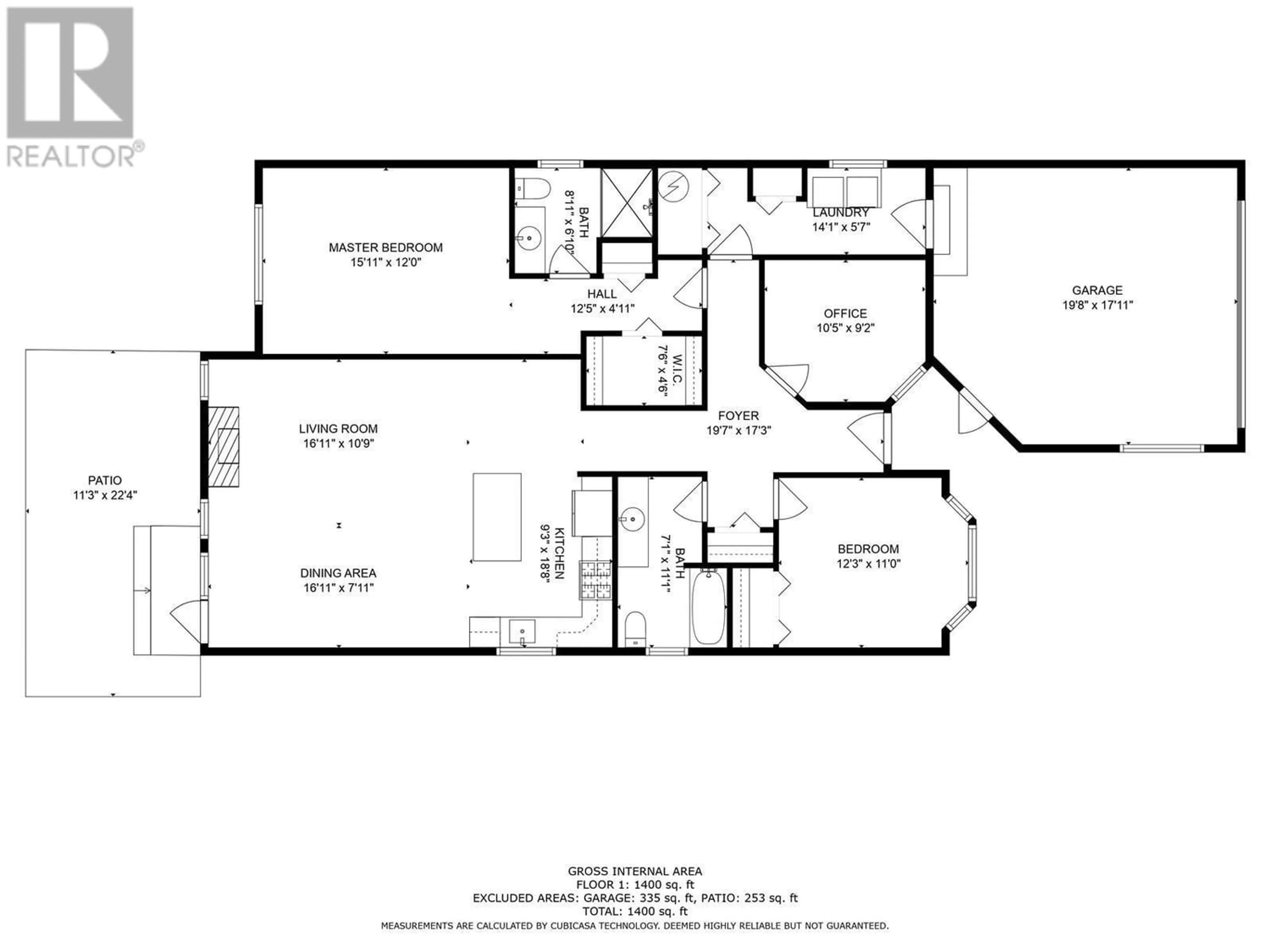 Floor plan for 2068 Mallard Drive, Westbank British Columbia V4T3A5