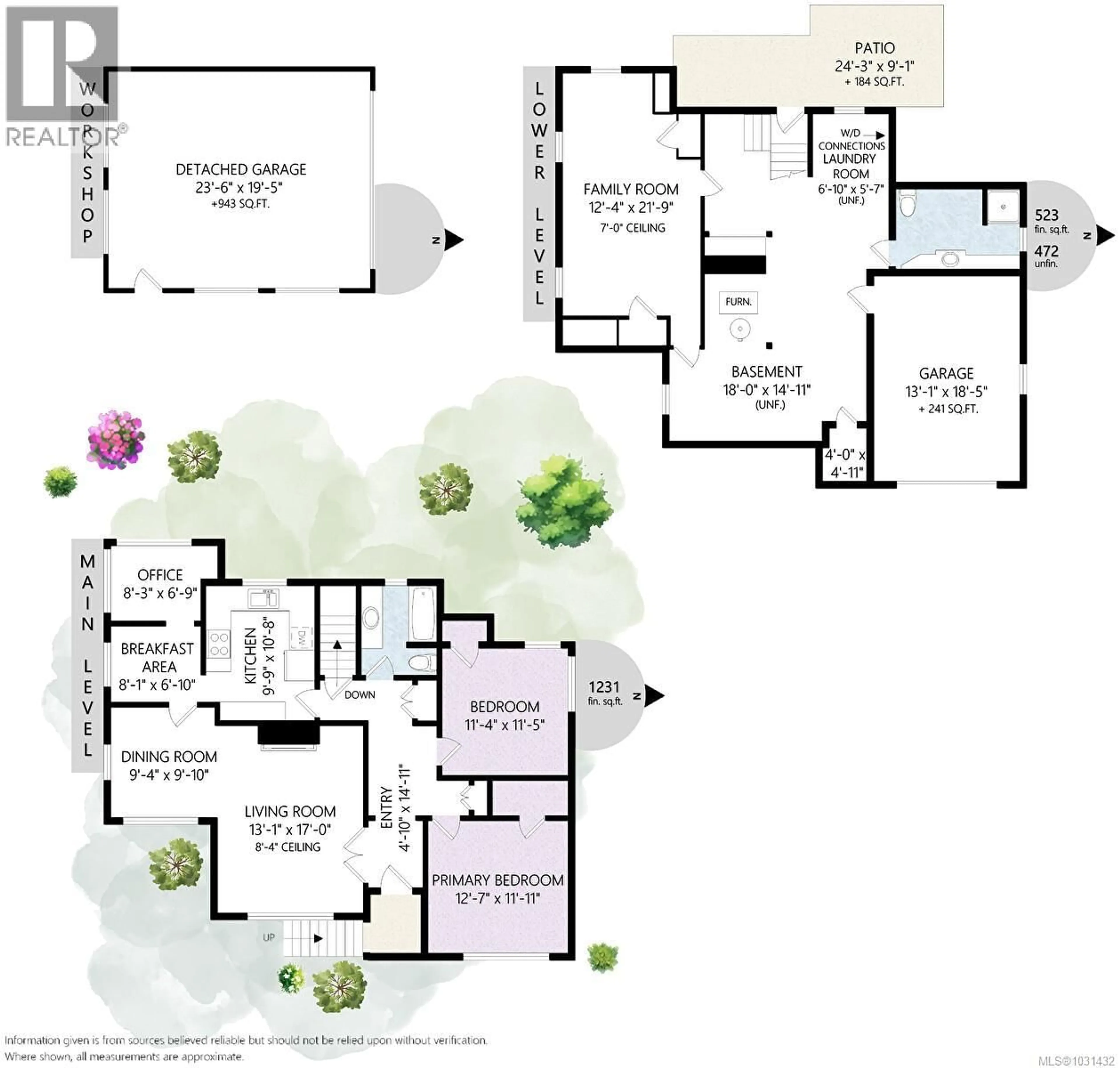 Floor plan for 1030 FALKLAND ROAD, Oak Bay British Columbia V8S4M2