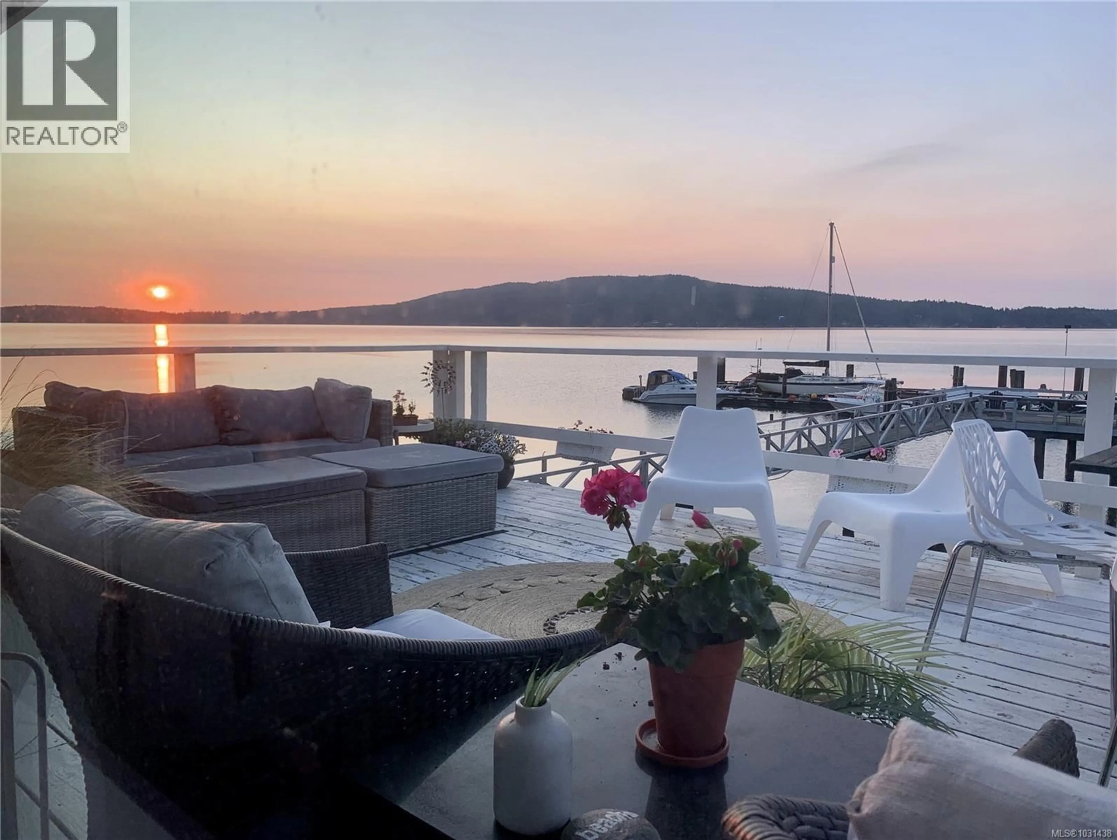 Patio, water/lake/river/ocean view for 12 - 1723 SANDY BEACH ROAD, Mill Bay British Columbia V0R2P4