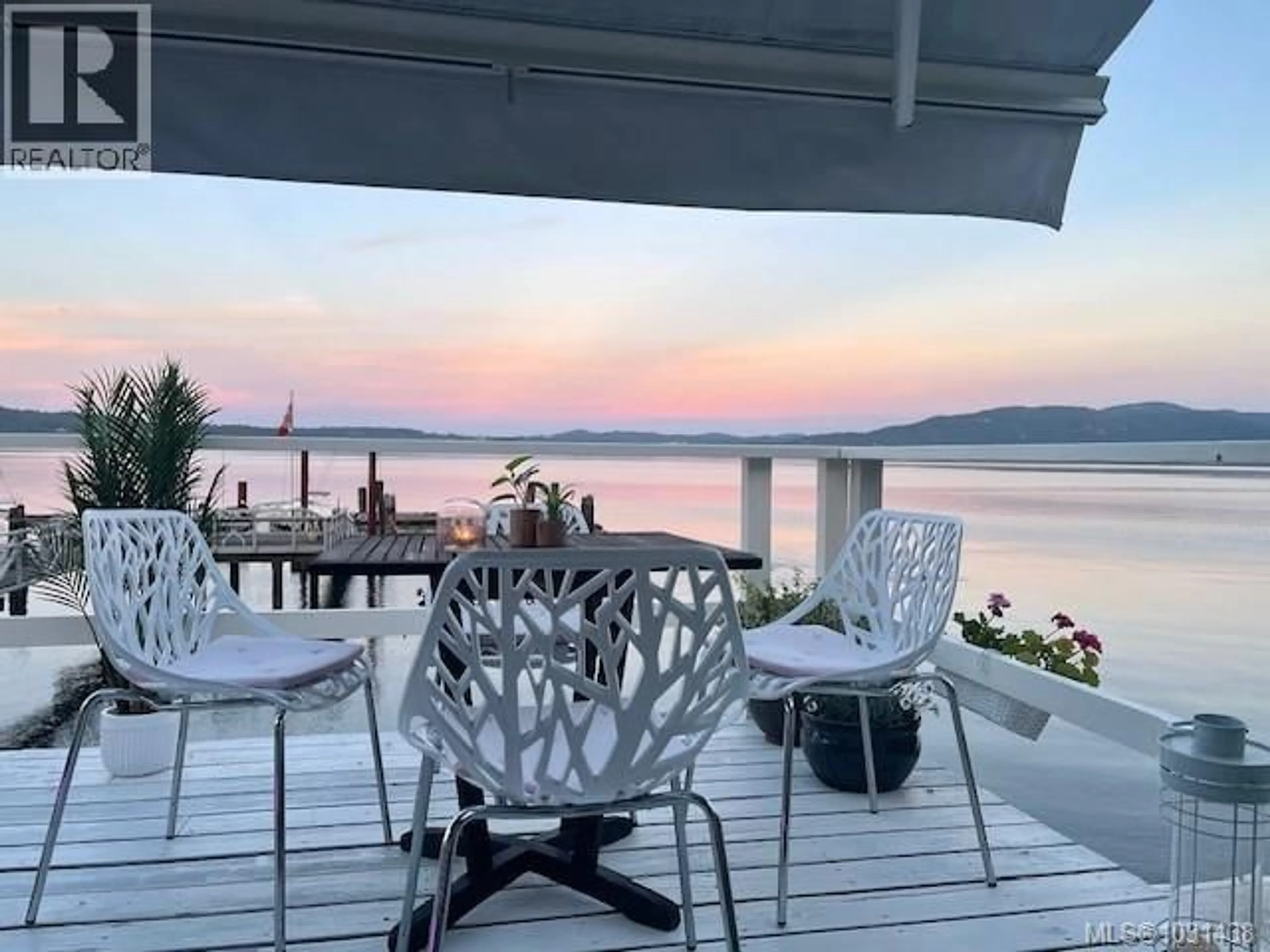 Patio, water/lake/river/ocean view for 12 - 1723 SANDY BEACH ROAD, Mill Bay British Columbia V0R2P4