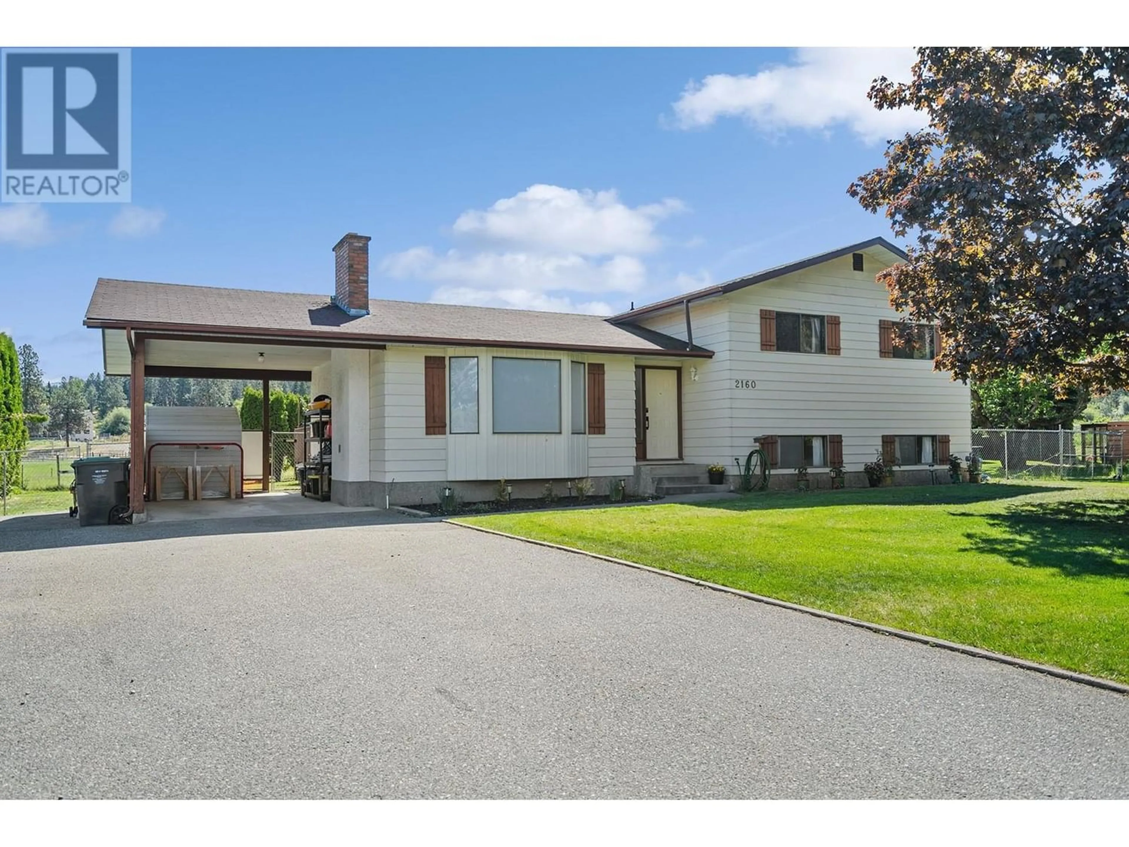 Frontside or backside of a home, cottage for 2160 Diamond Road, Kelowna British Columbia V1W4B9