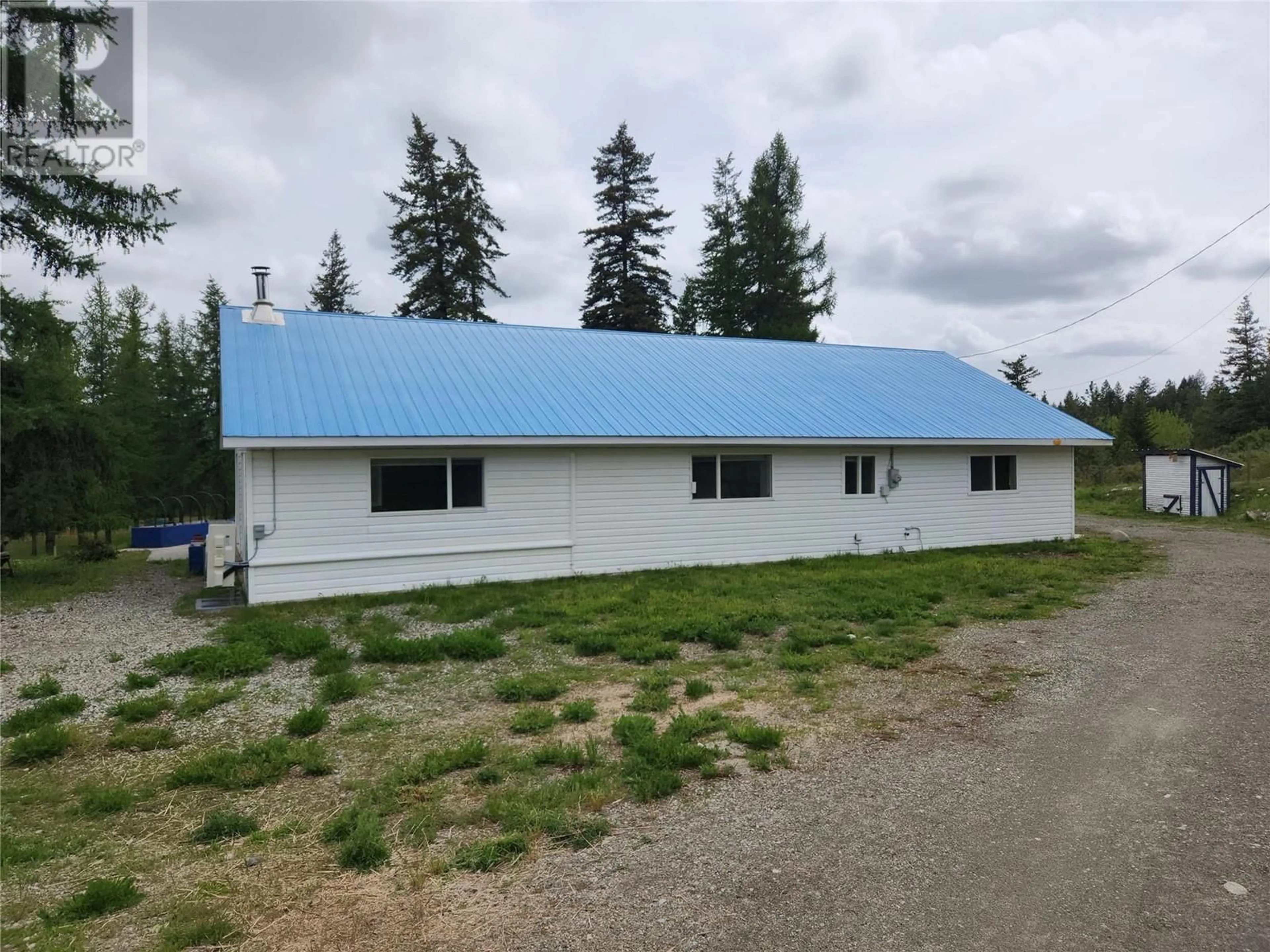 Frontside or backside of a home, the front or back of building for 6624 Sidley Mountain Road, Bridesville British Columbia V0H1B0