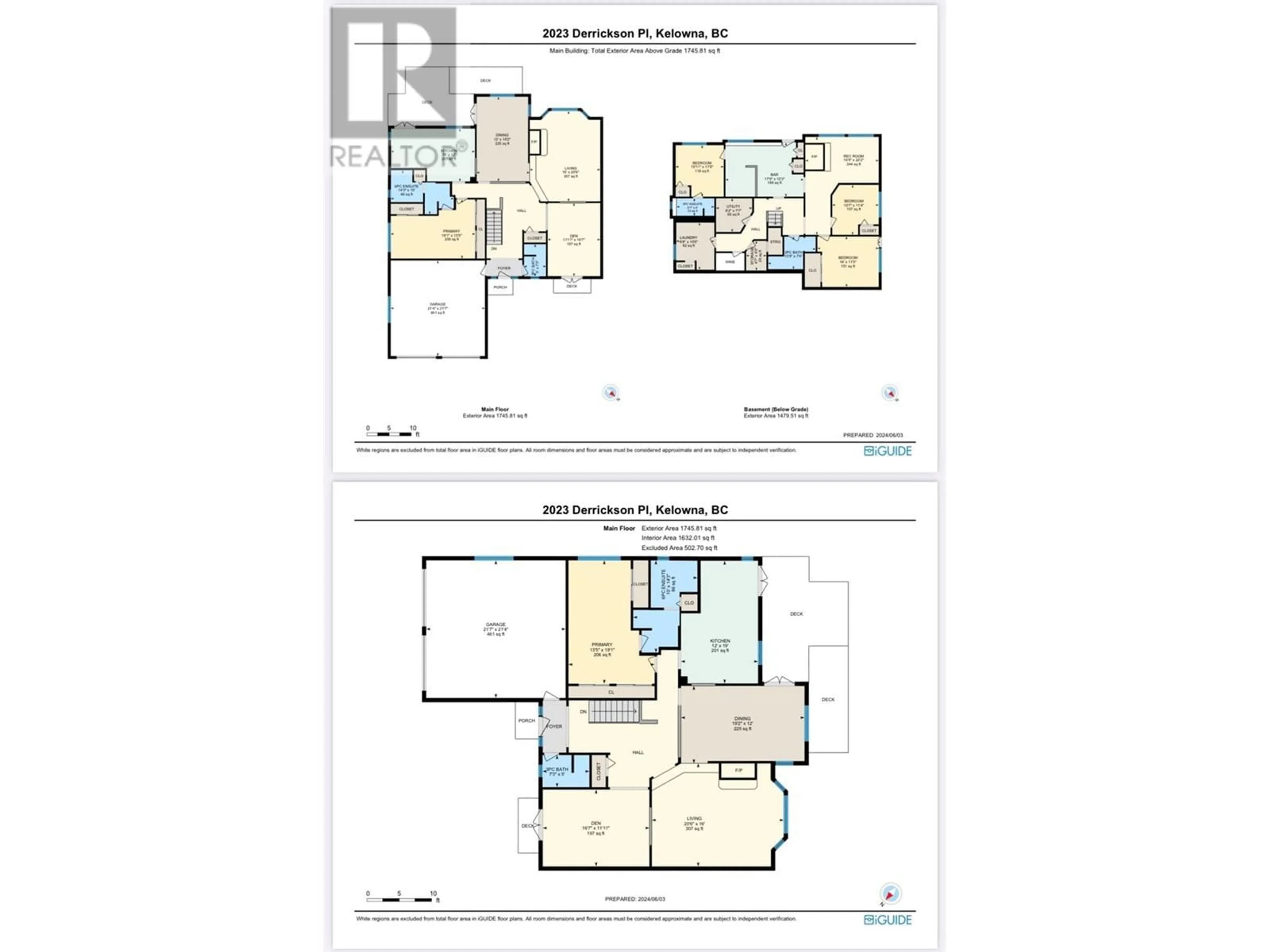 Floor plan for 2023 Derrickson Place, West Kelowna British Columbia V1Z2W3