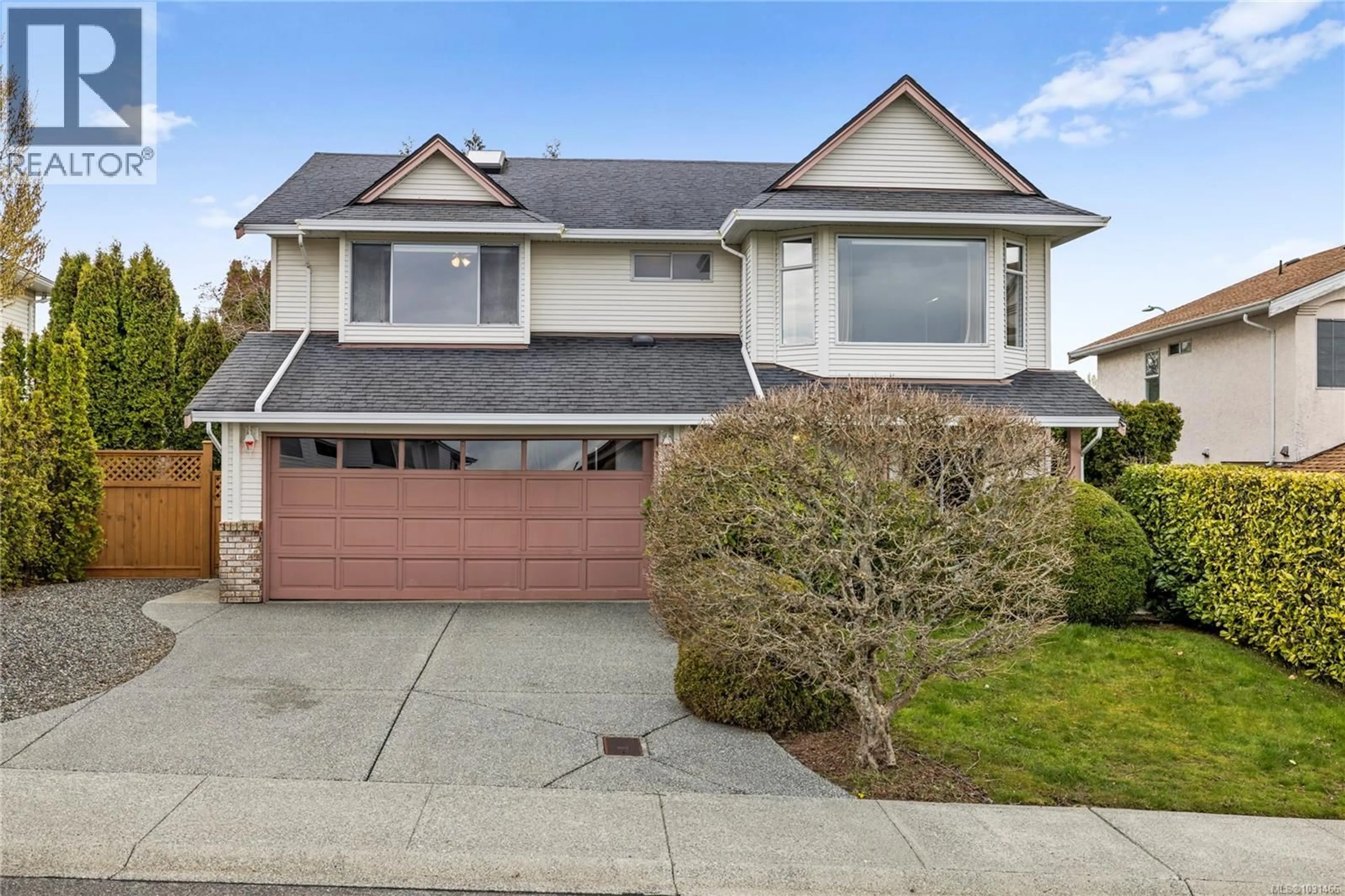 Home with vinyl exterior material, street for 6298 WATERBURY ROAD, Nanaimo British Columbia V9V1M3