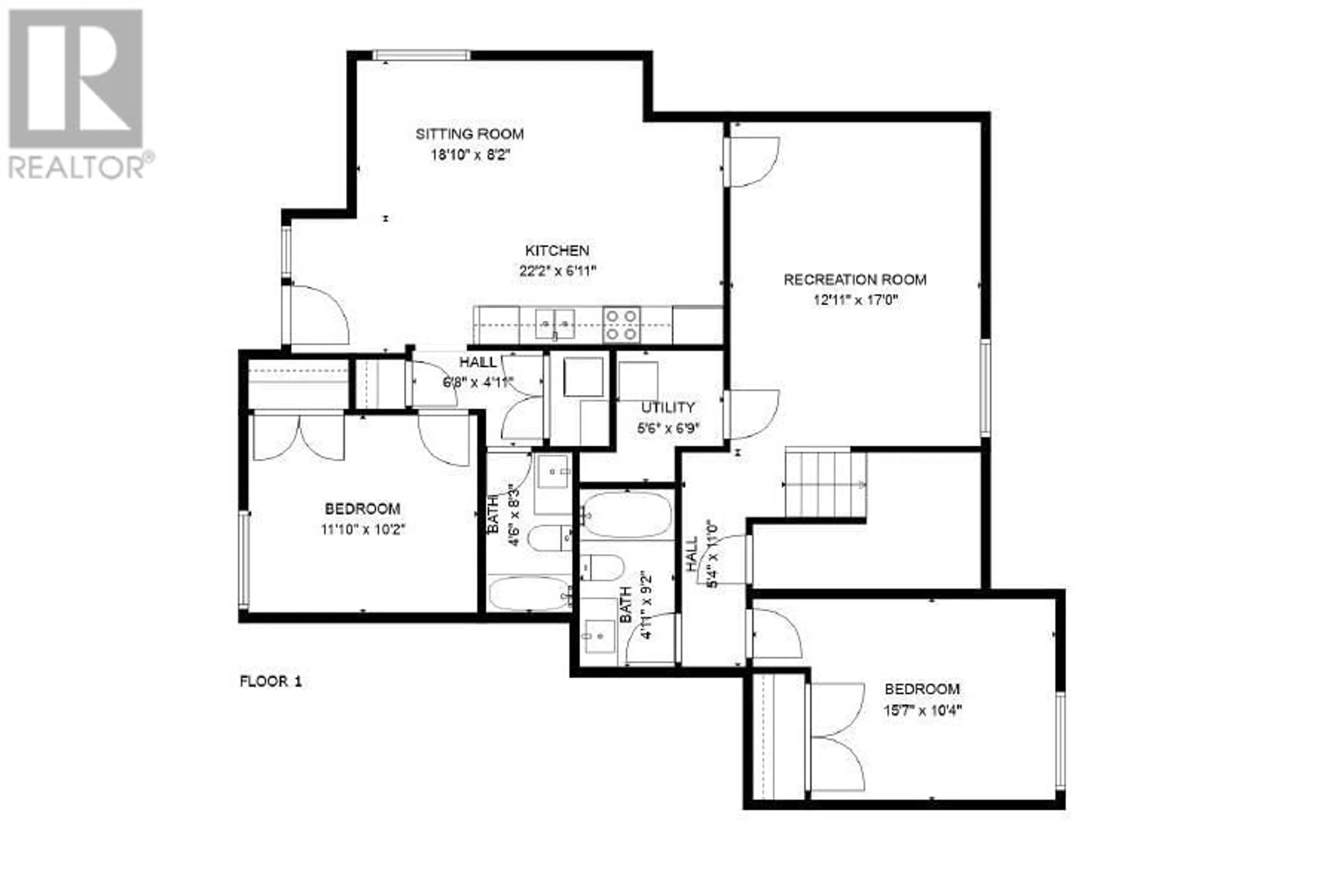 Floor plan for 201 Summer Wood Drive, Kelowna British Columbia V1V0C9