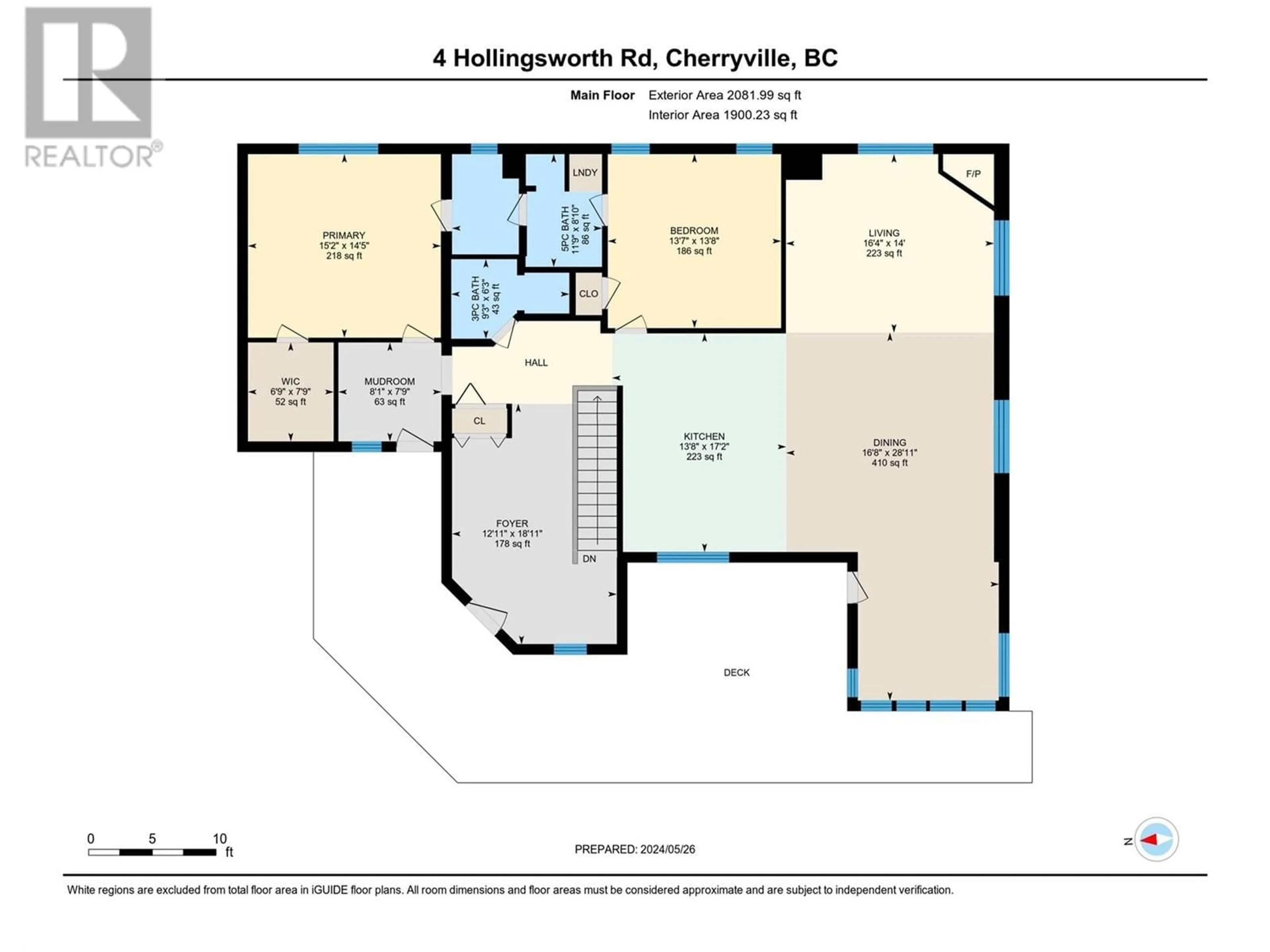 Floor plan for 4 HOLLINGSWORTH ROAD, Cherryville British Columbia V0E2G3