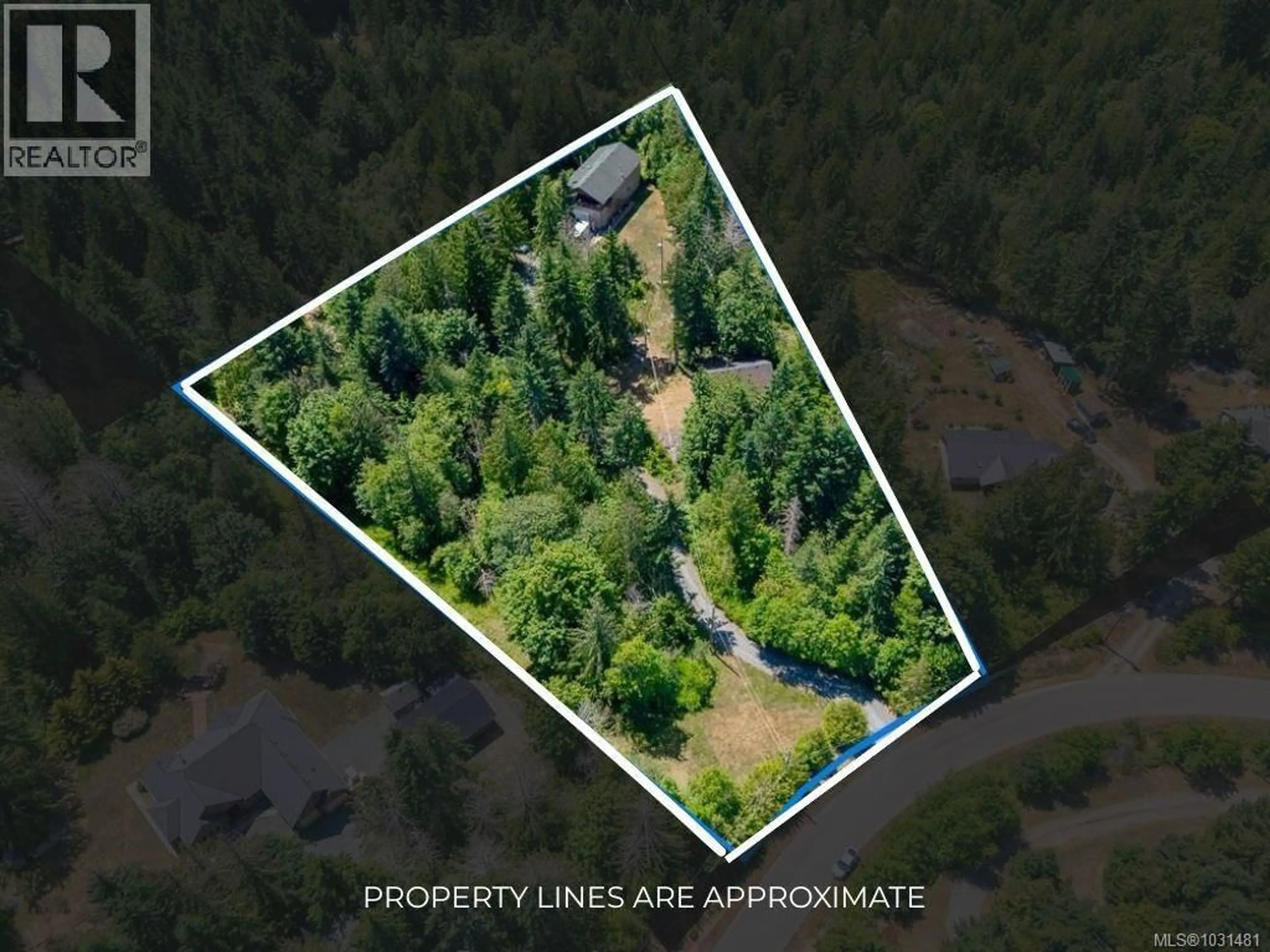 A pic from outside/outdoor area/front of a property/back of a property/a pic from drone, forest/trees view for 1890 PIERCE WAY, Qualicum Beach British Columbia V9K2V1