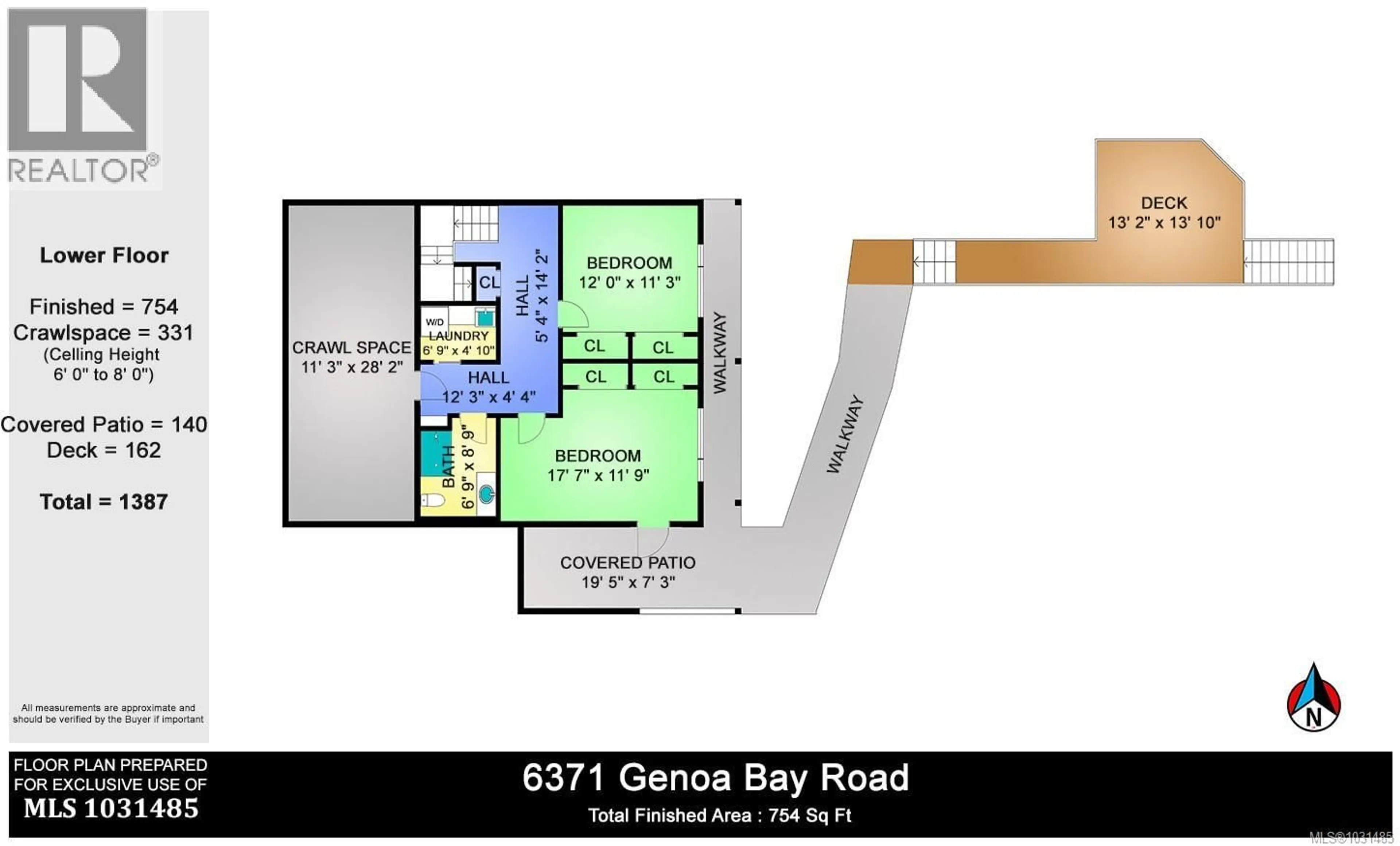 Floor plan for 6371 GENOA BAY ROAD, Duncan British Columbia V9L5Y4