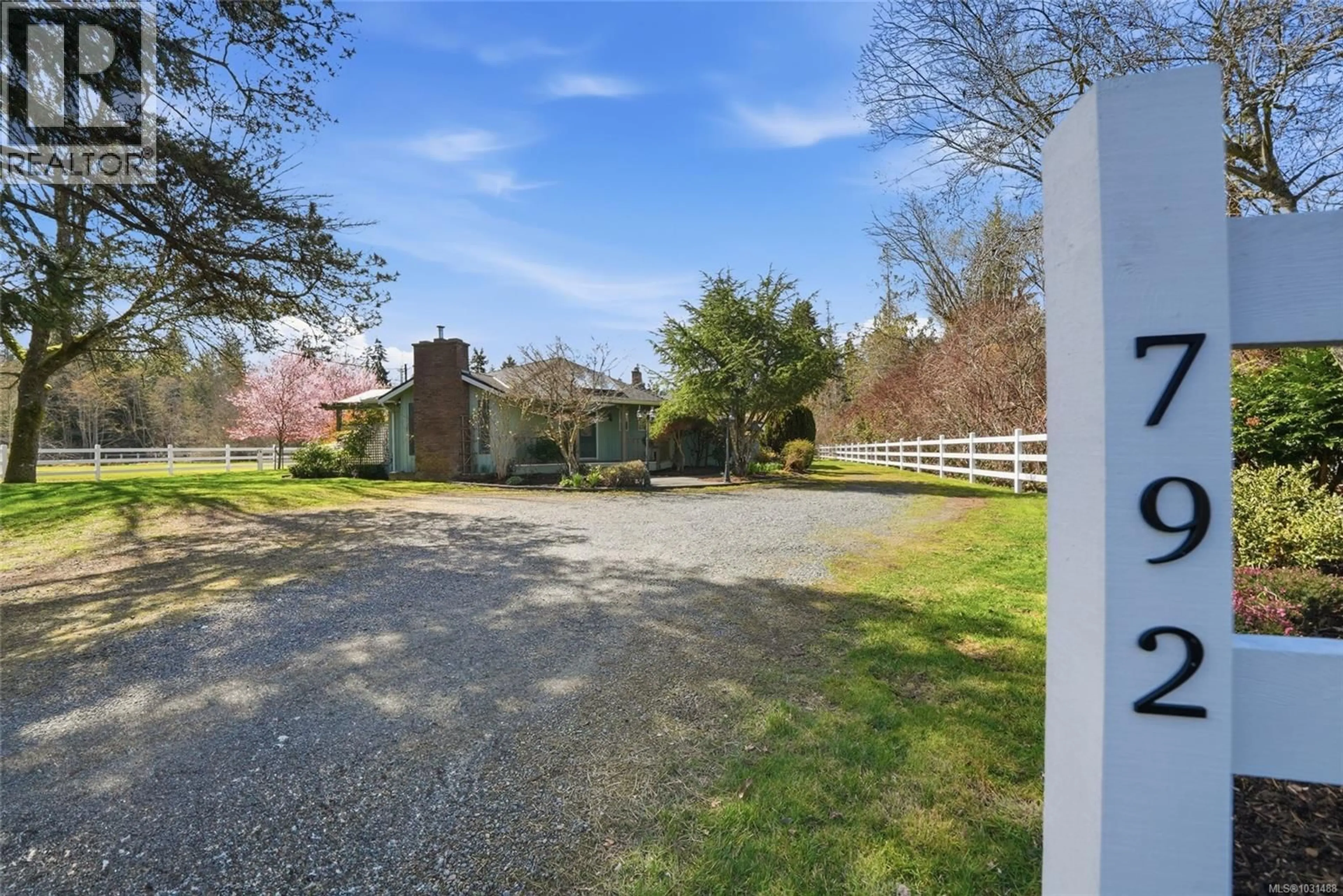 A pic from outside/outdoor area/front of a property/back of a property/a pic from drone, street for 792 BENNETT ROAD, Qualicum Beach British Columbia V9K1N1