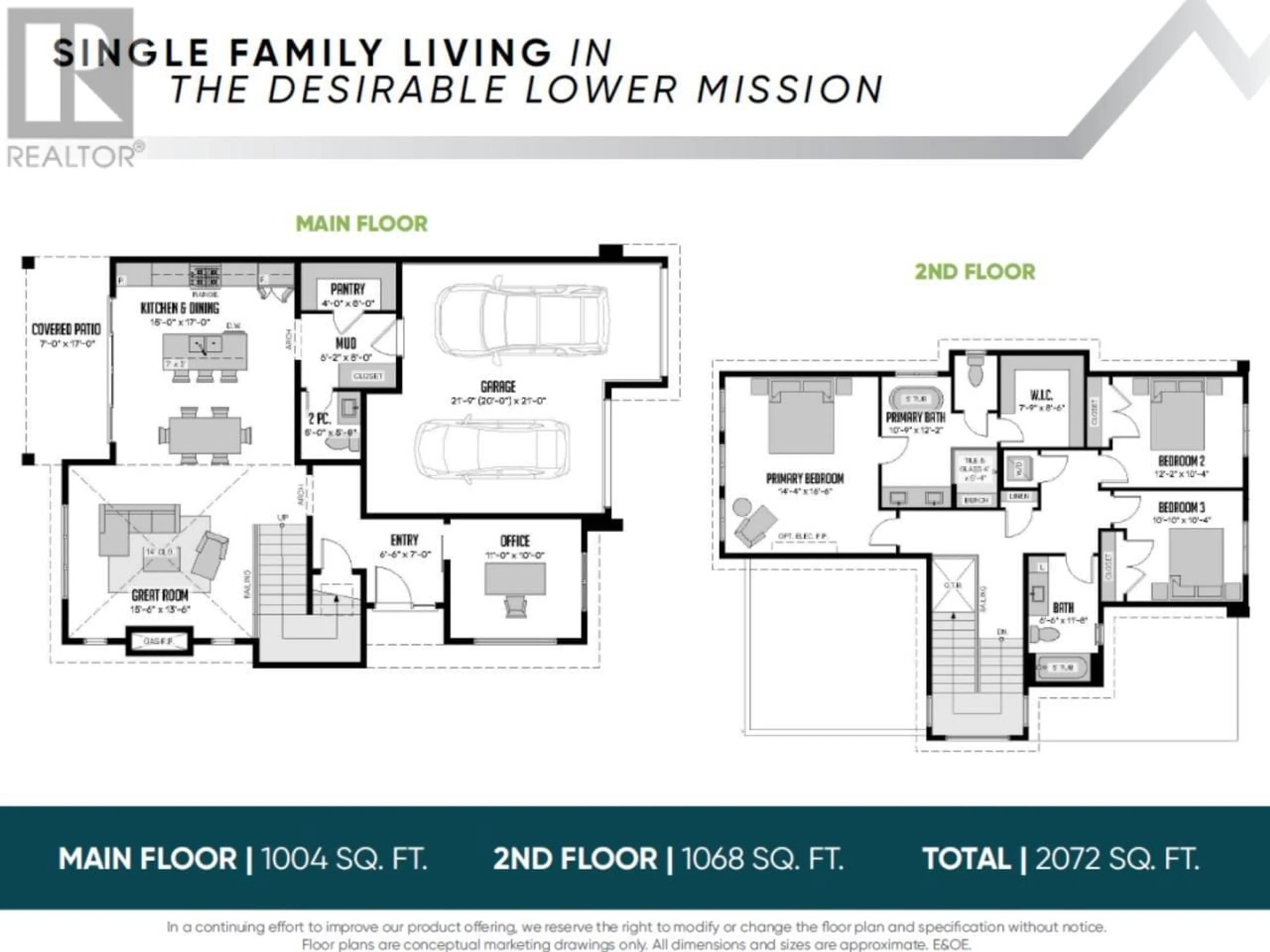 Floor plan for 906 Bull Crescent Lot# #48, Kelowna British Columbia V1W0E6