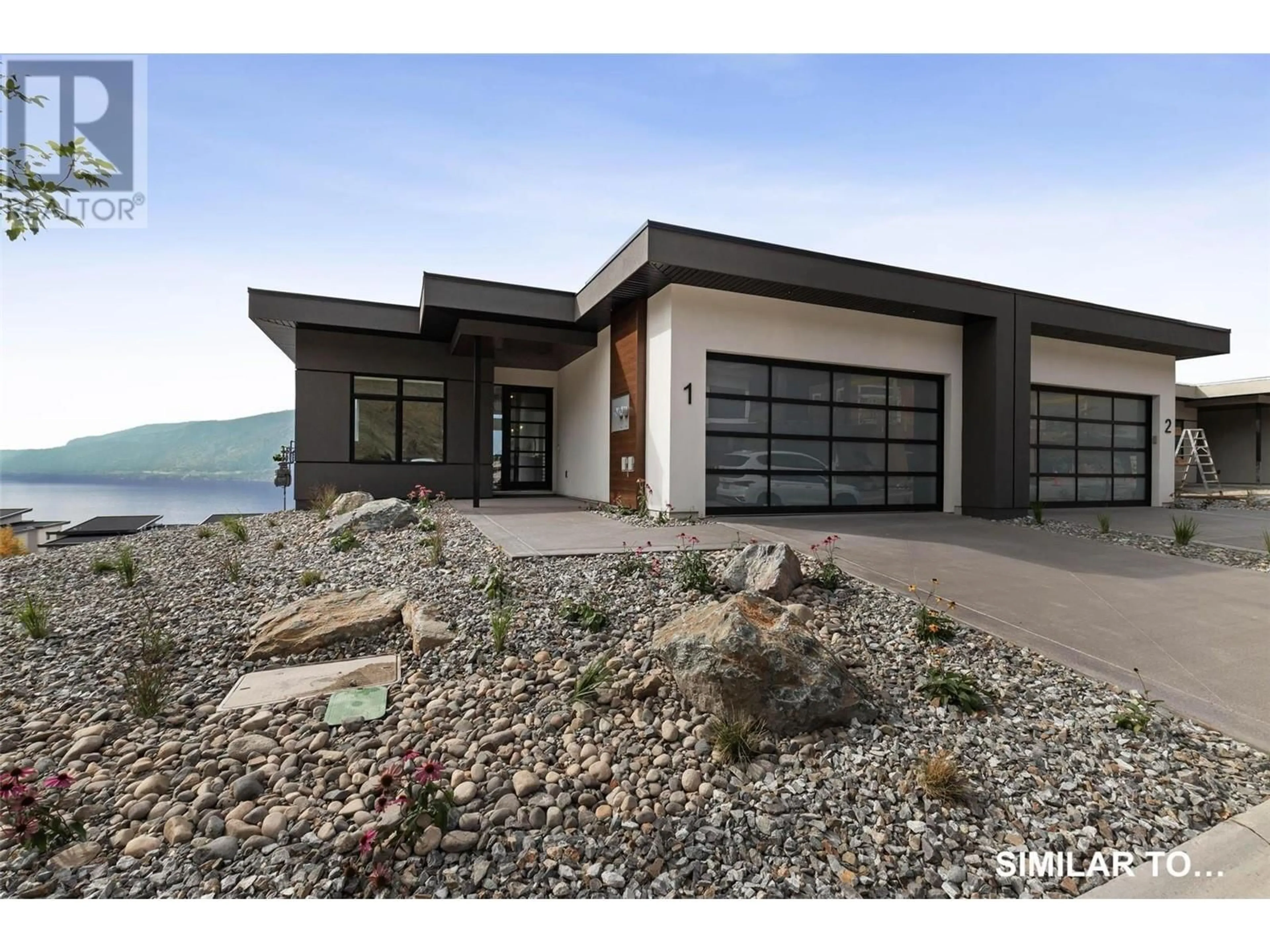 A pic from exterior of the house or condo, the street view for 9201 Okanagan Centre Road W Unit# 5, Lake Country British Columbia V4V0B8