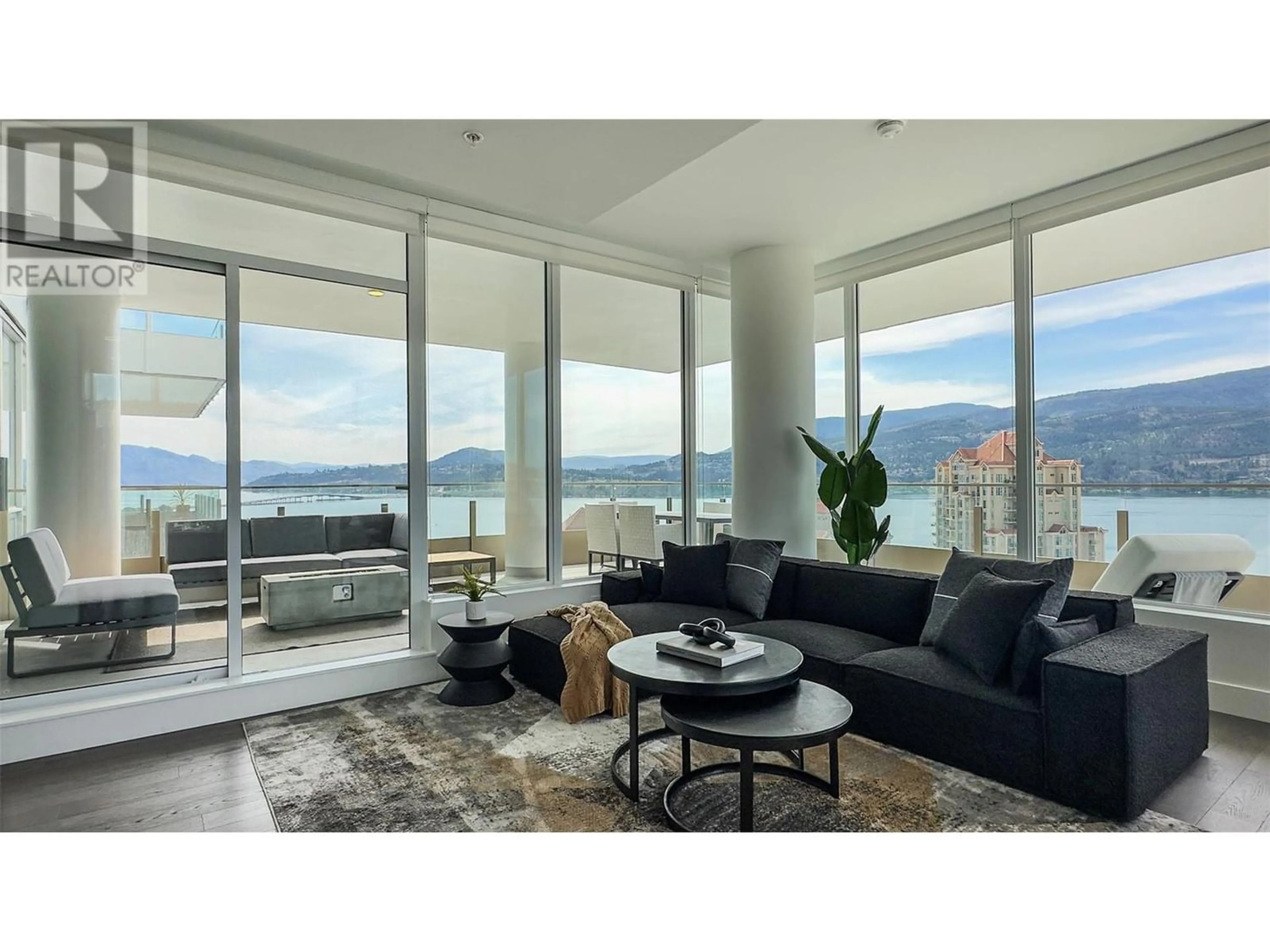 Living room for 1181 Sunset Drive Unit# 1906, Kelowna British Columbia V1Y0J4