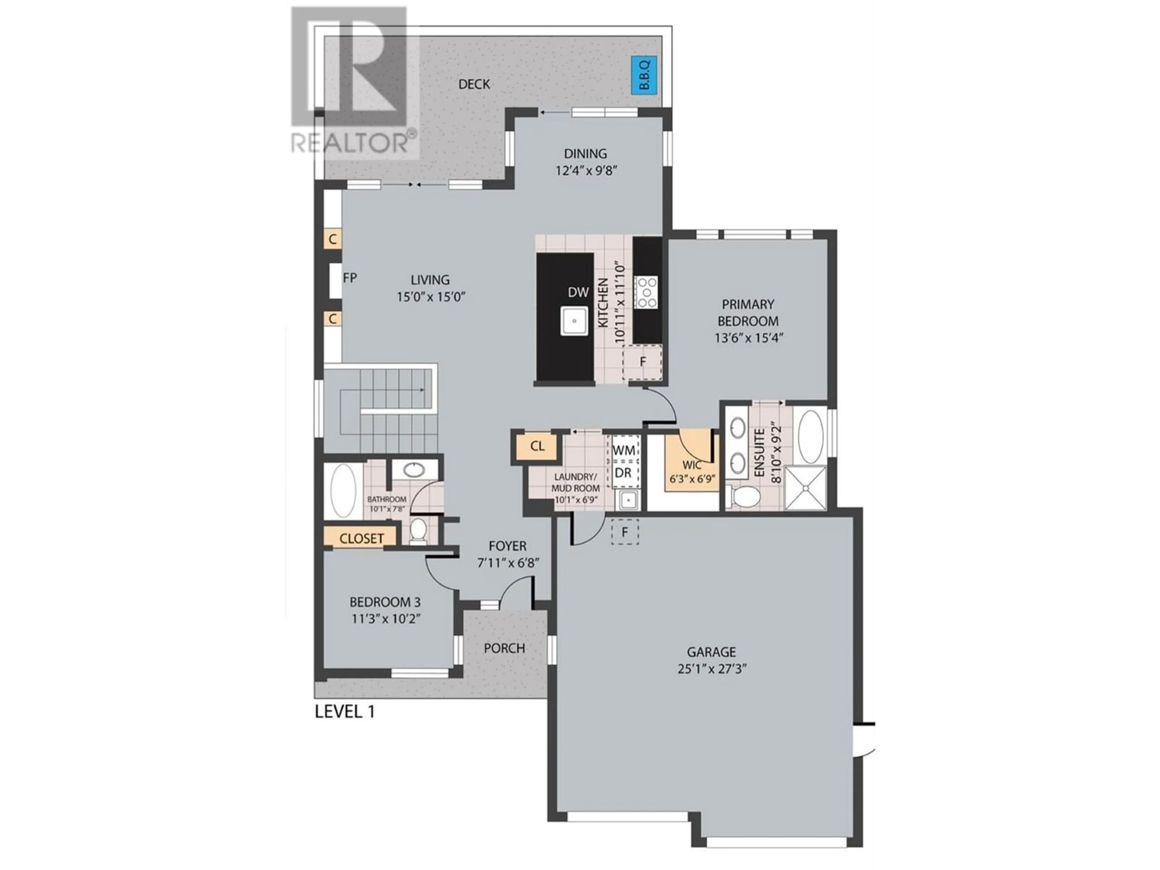 Floor plan for 6548 Blackcomb Place, Vernon British Columbia V1B4E1