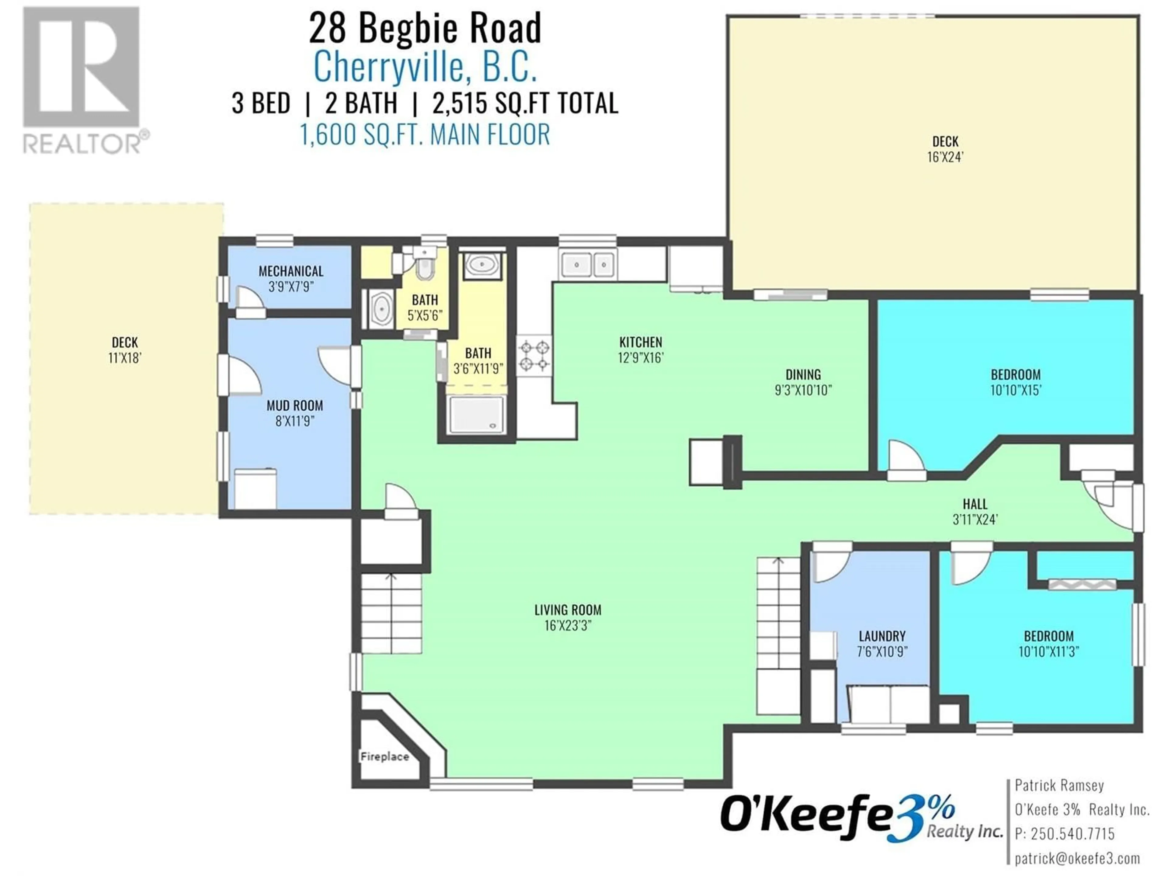 Floor plan for 28 BEGBIE ROAD, Cherryville British Columbia V0E2G3