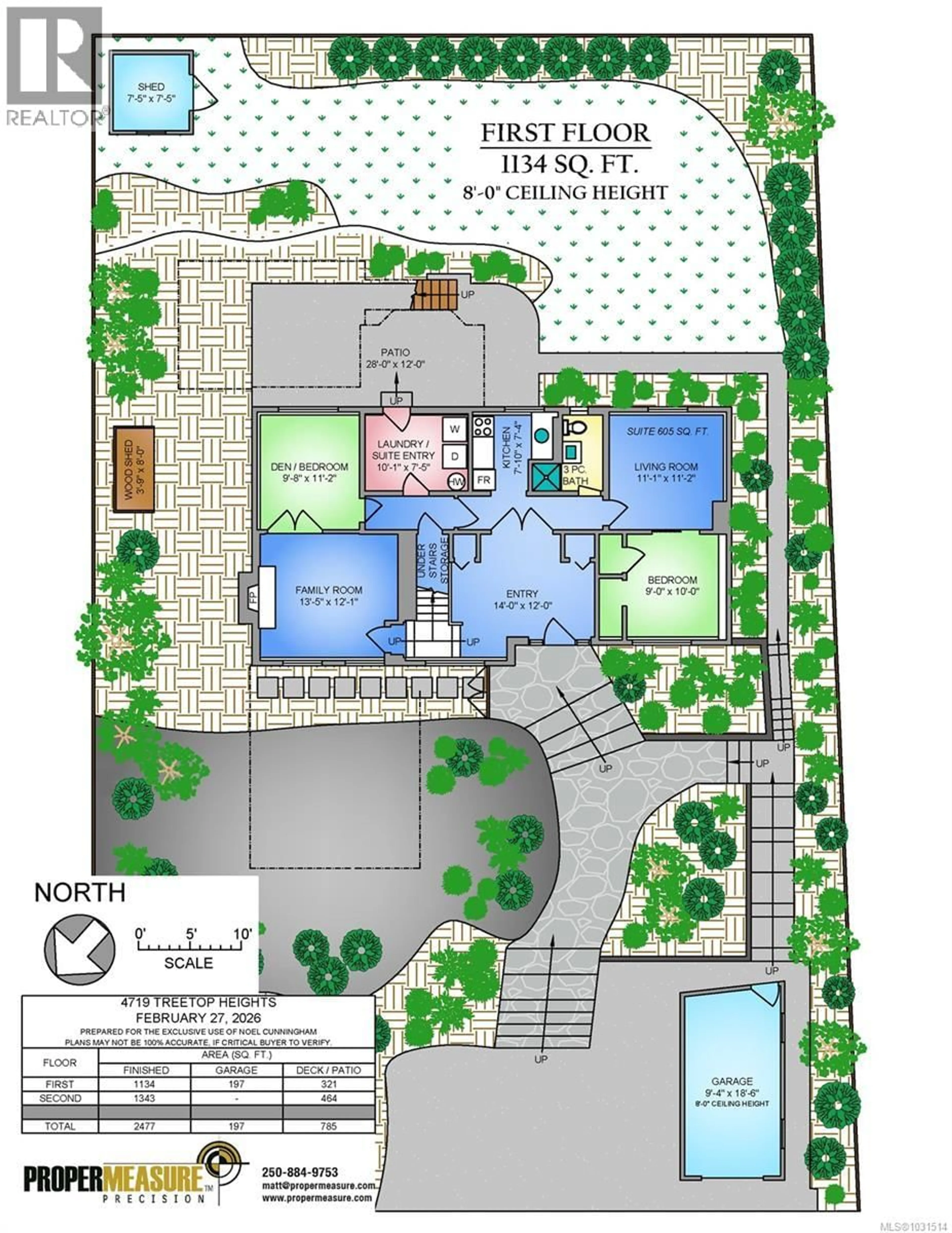 Floor plan for 4719 TREETOP HEIGHTS, Saanich British Columbia V8Y1E2