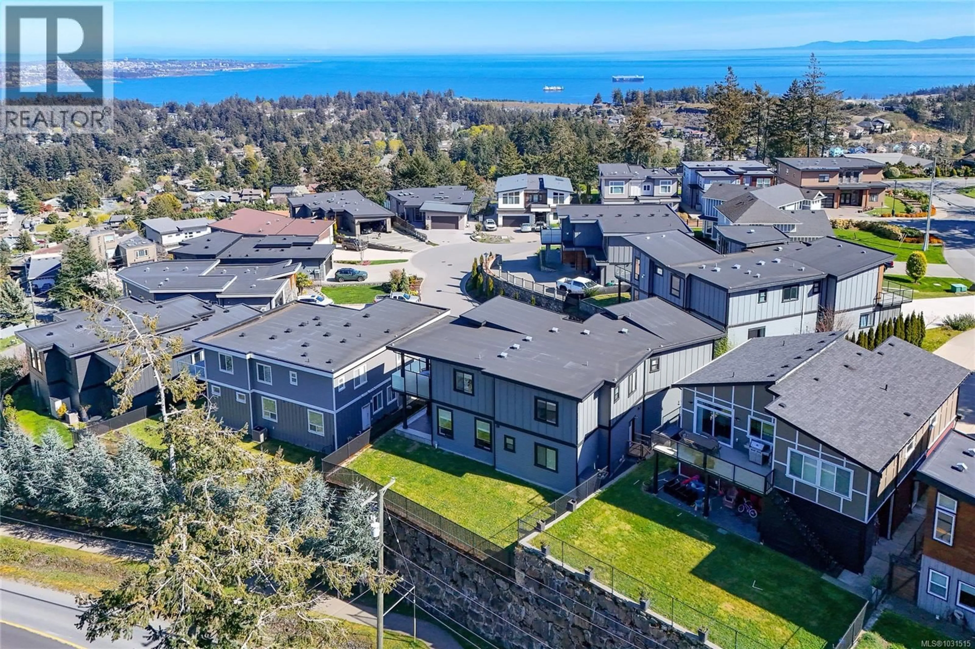 A pic from outside/outdoor area/front of a property/back of a property/a pic from drone, unknown for 3408 ROBSON PLACE, Colwood British Columbia V9C0J2